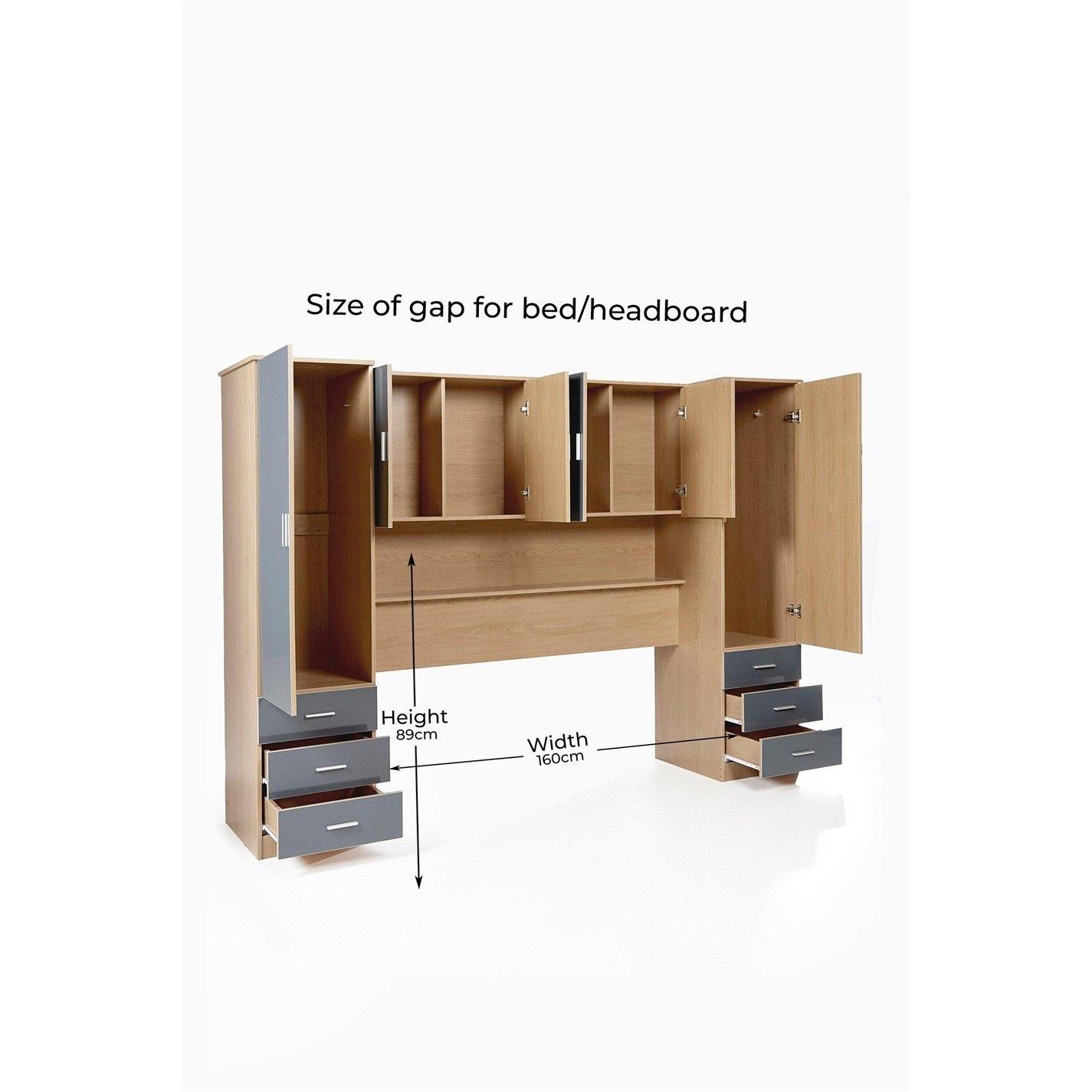 Quercia Grigia - Homelife - Carlton Overbed Storage - 7