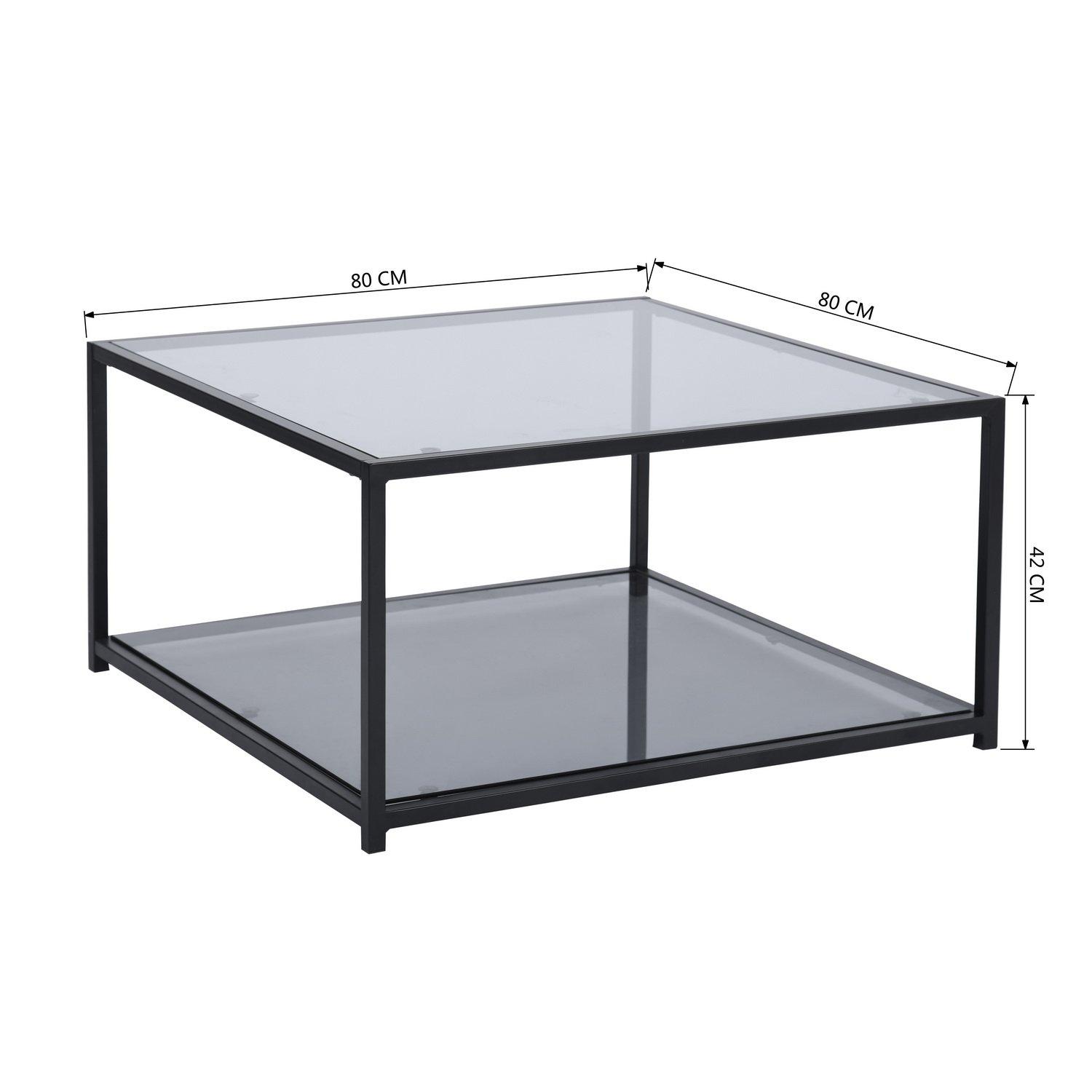 Smoky Grey - FurnitureR - Coffee Table - 4