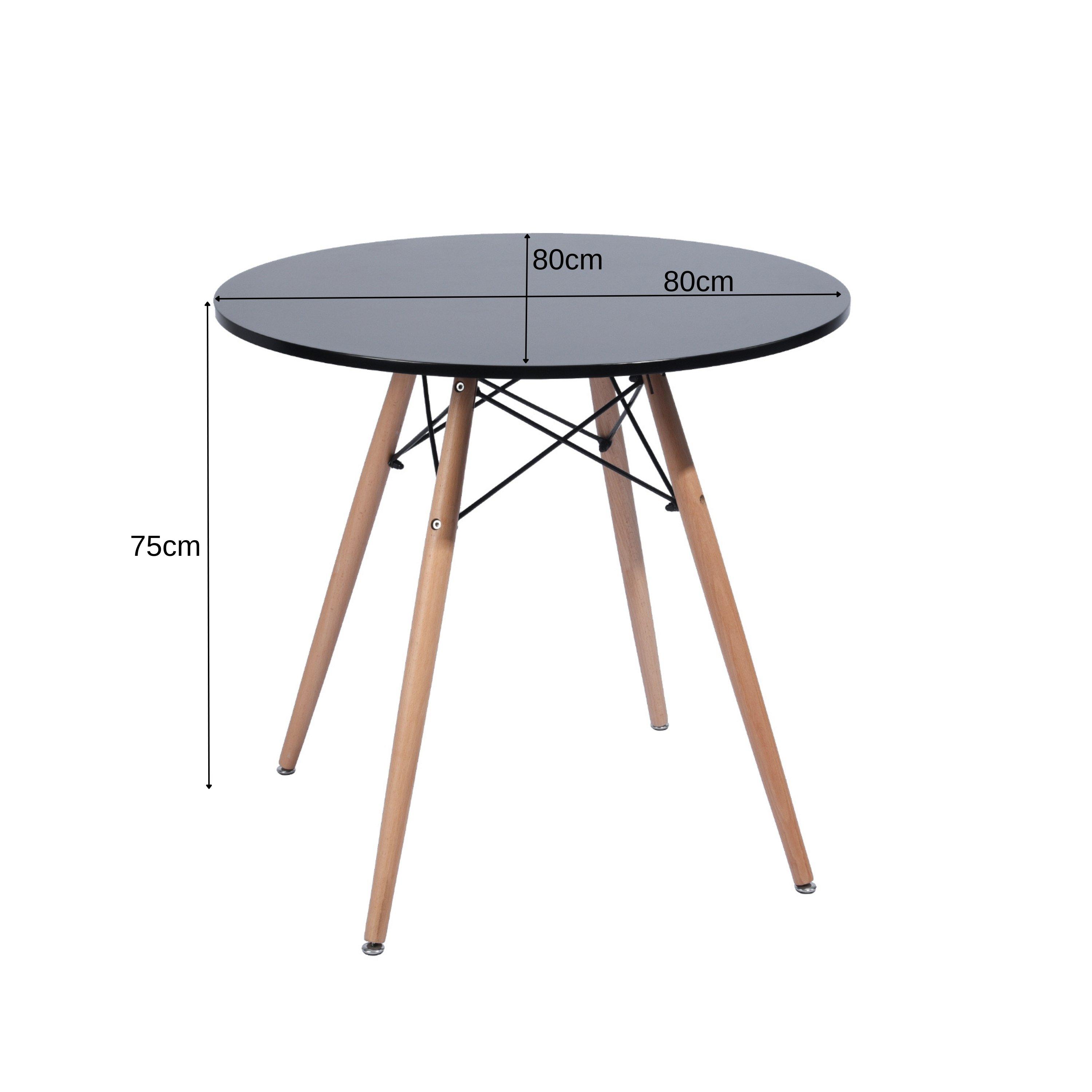 Black - FurnitureR - Chad Coffee Table - 5