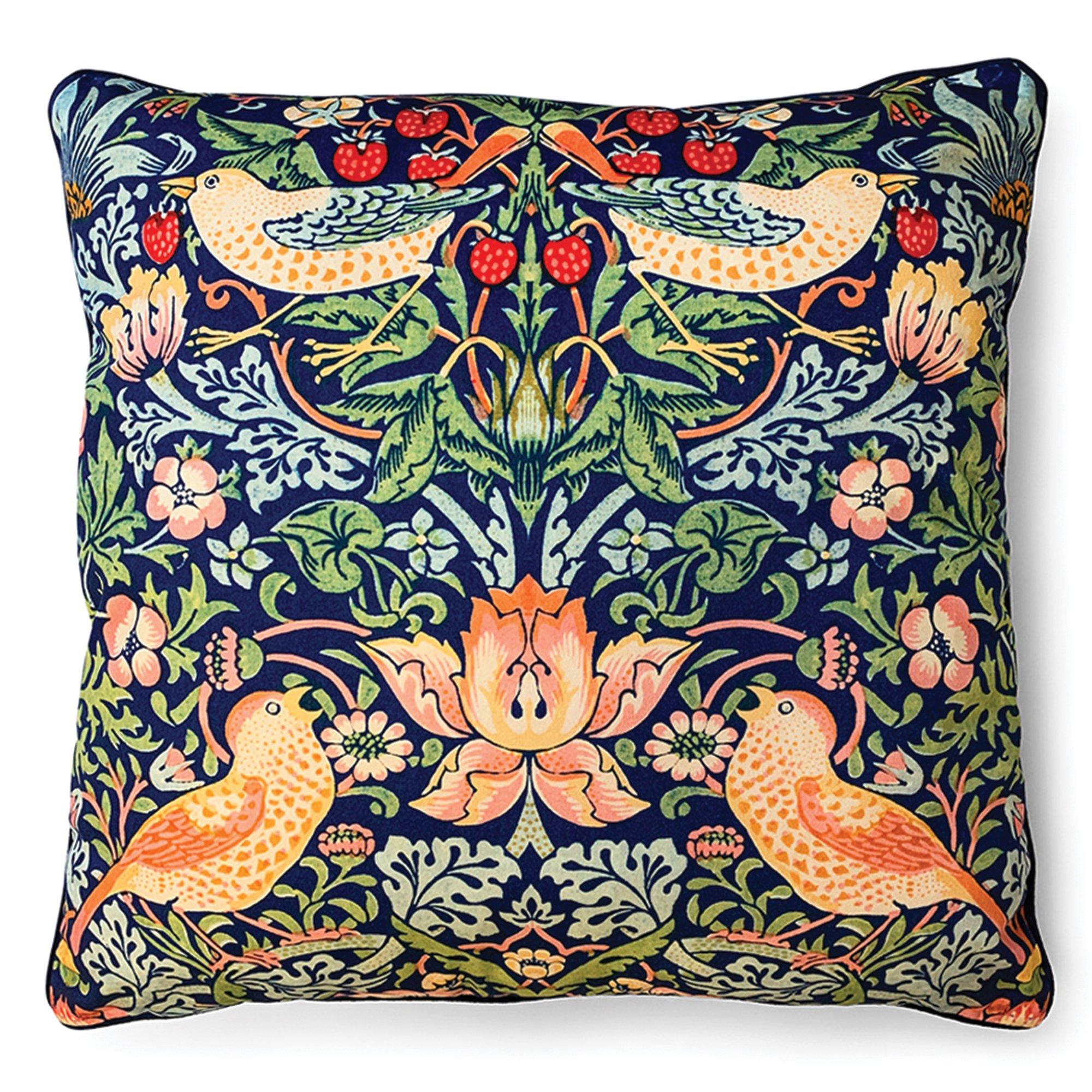 The Art Group  William Morris Cushion - Stawberry Thief