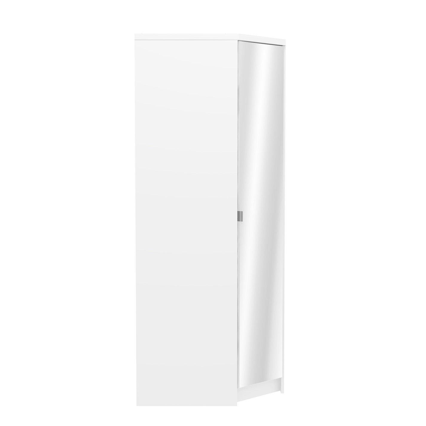 White - Jack Wills - Corner Wardrobe with Mirror - 3