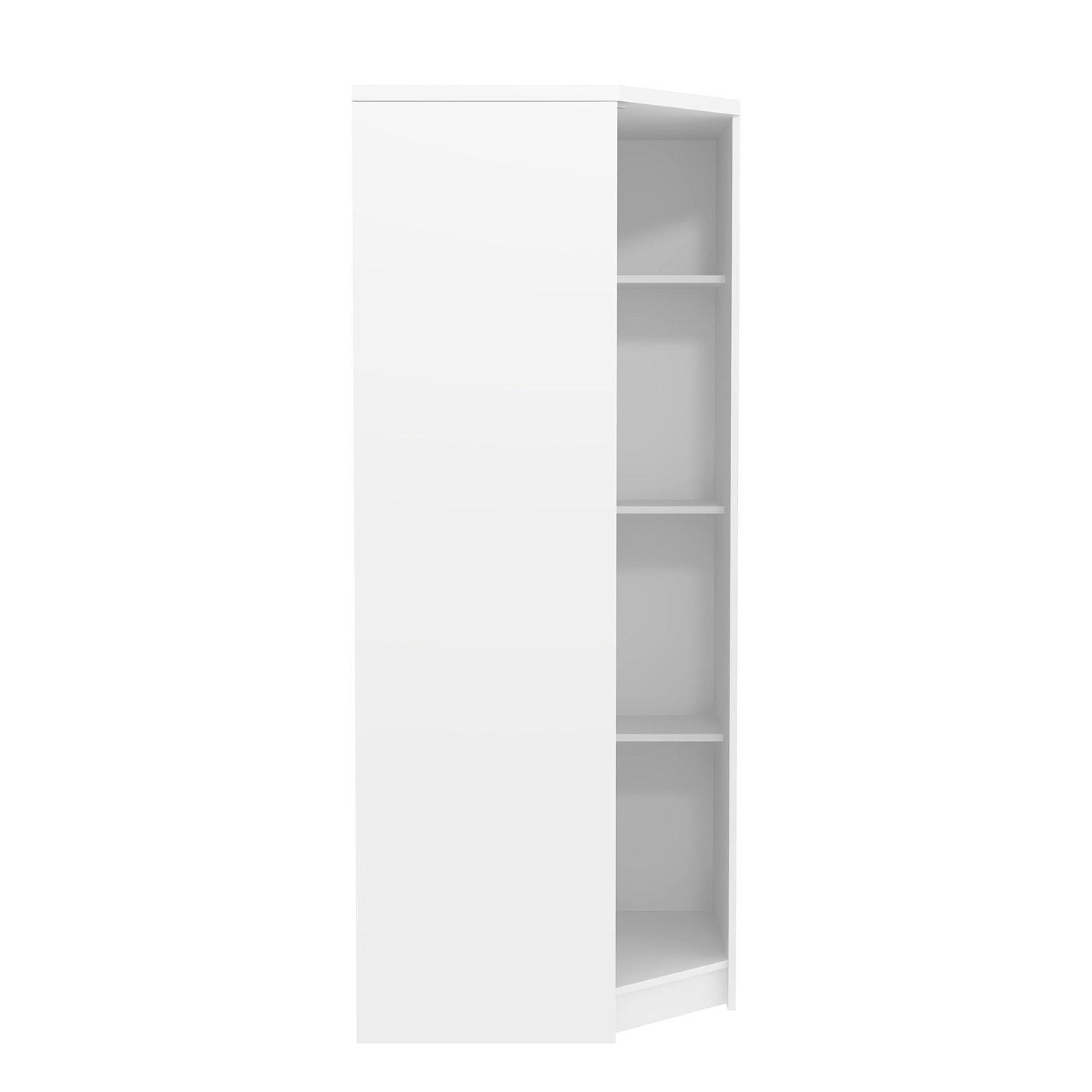 White - Jack Wills - Corner Wardrobe with Mirror - 7