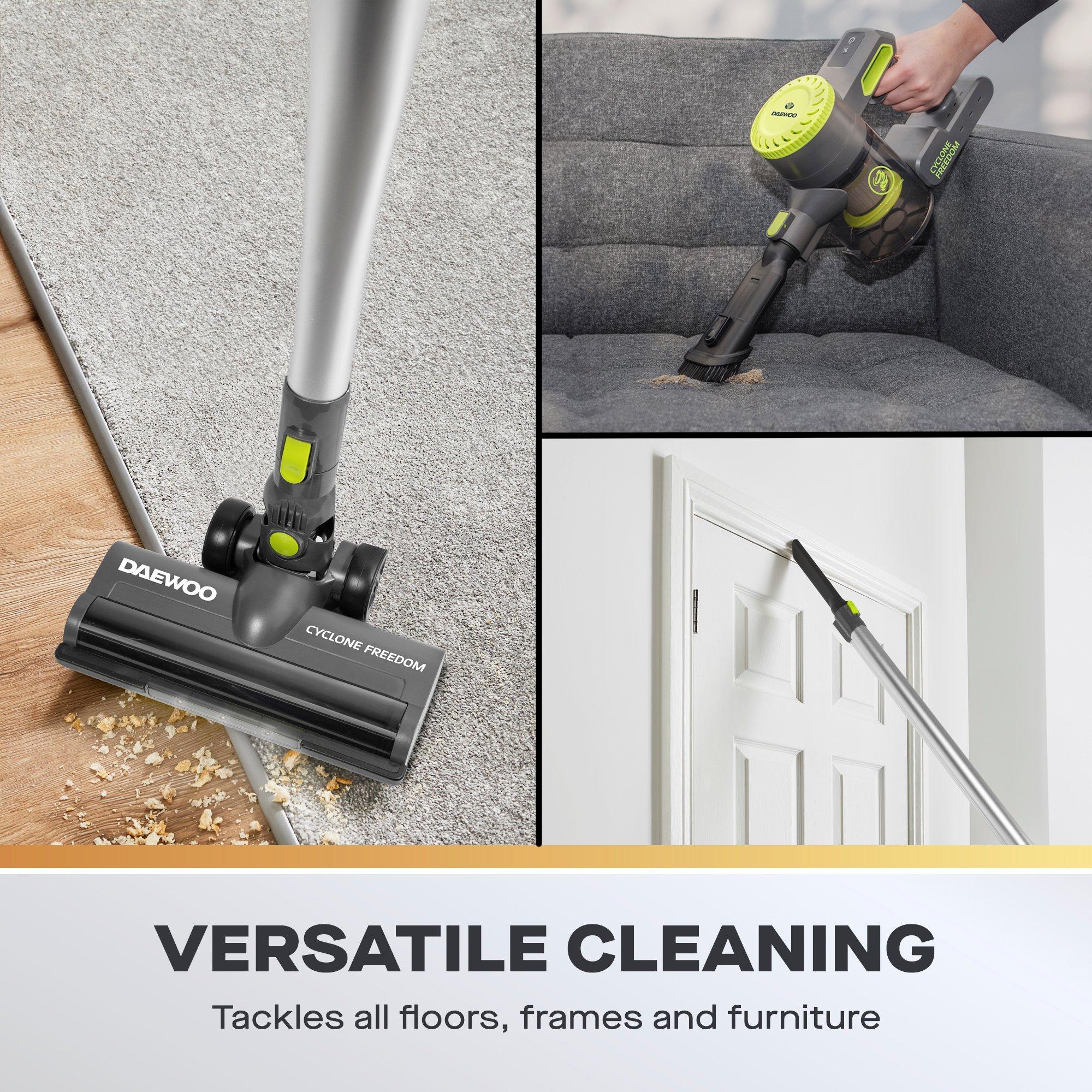Silver - Daewoo Electricals - Cyclone Freedom 2in1 Cyclonic Stick Handheld Vacuum - 3