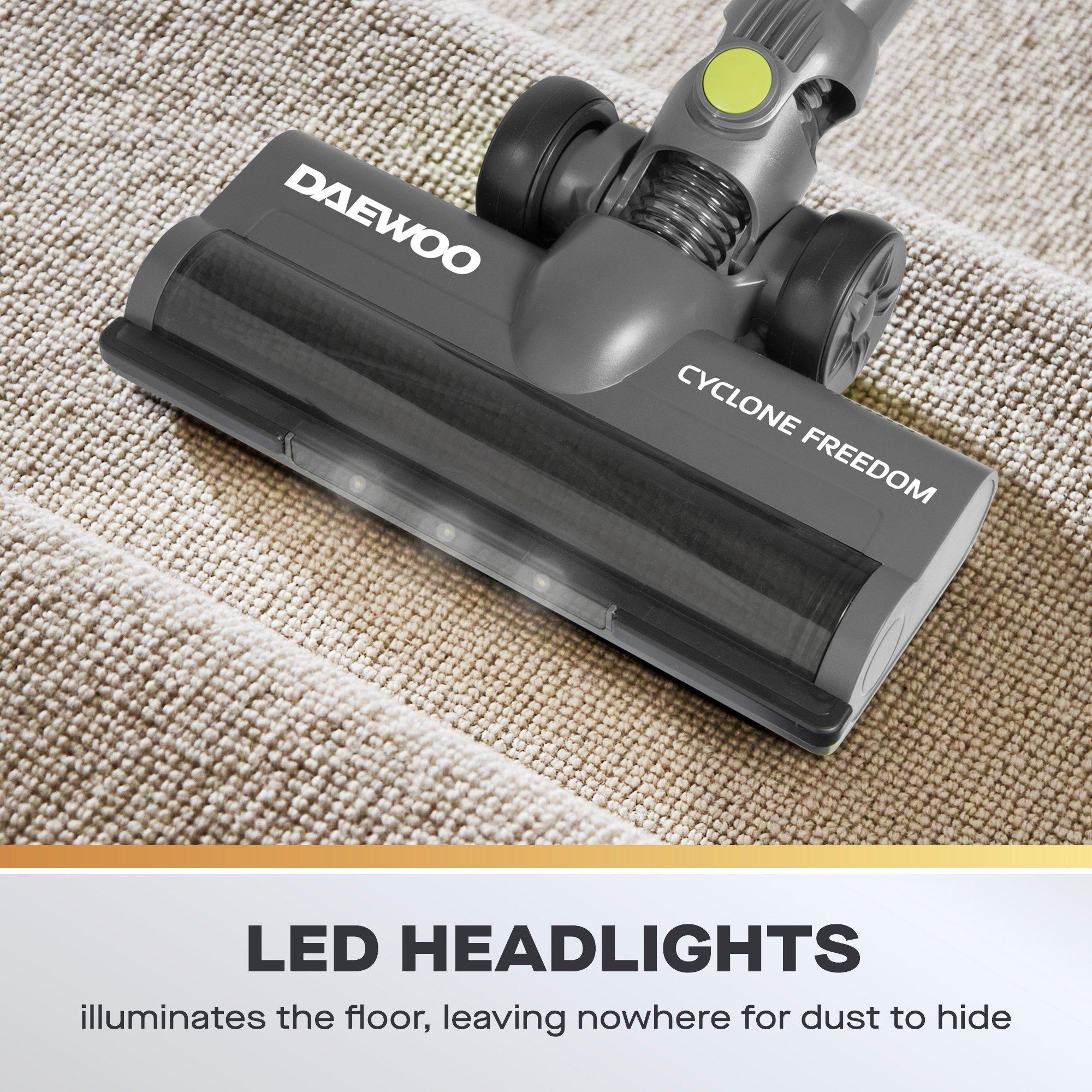 Silver - Daewoo Electricals - Cyclone Freedom 2in1 Cyclonic Stick Handheld Vacuum - 4