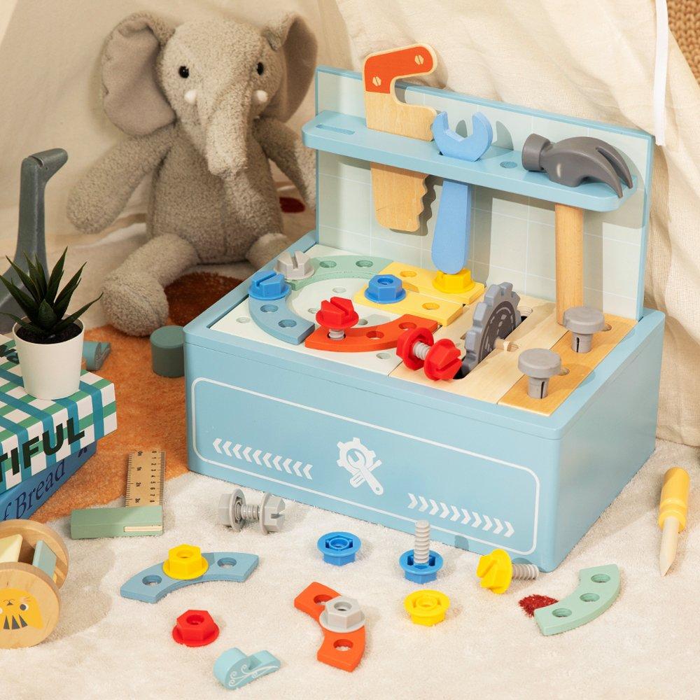 Wood - Tooky Toy - Wooden Tool Case - 3