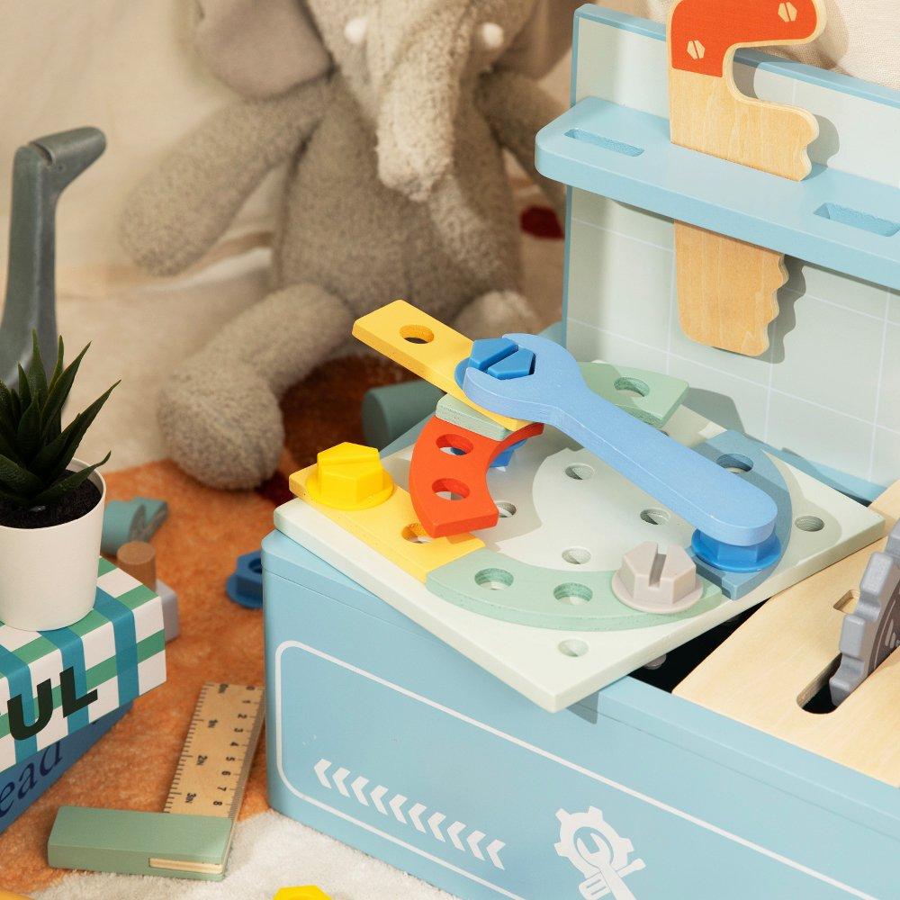 Wood - Tooky Toy - Wooden Tool Case - 4