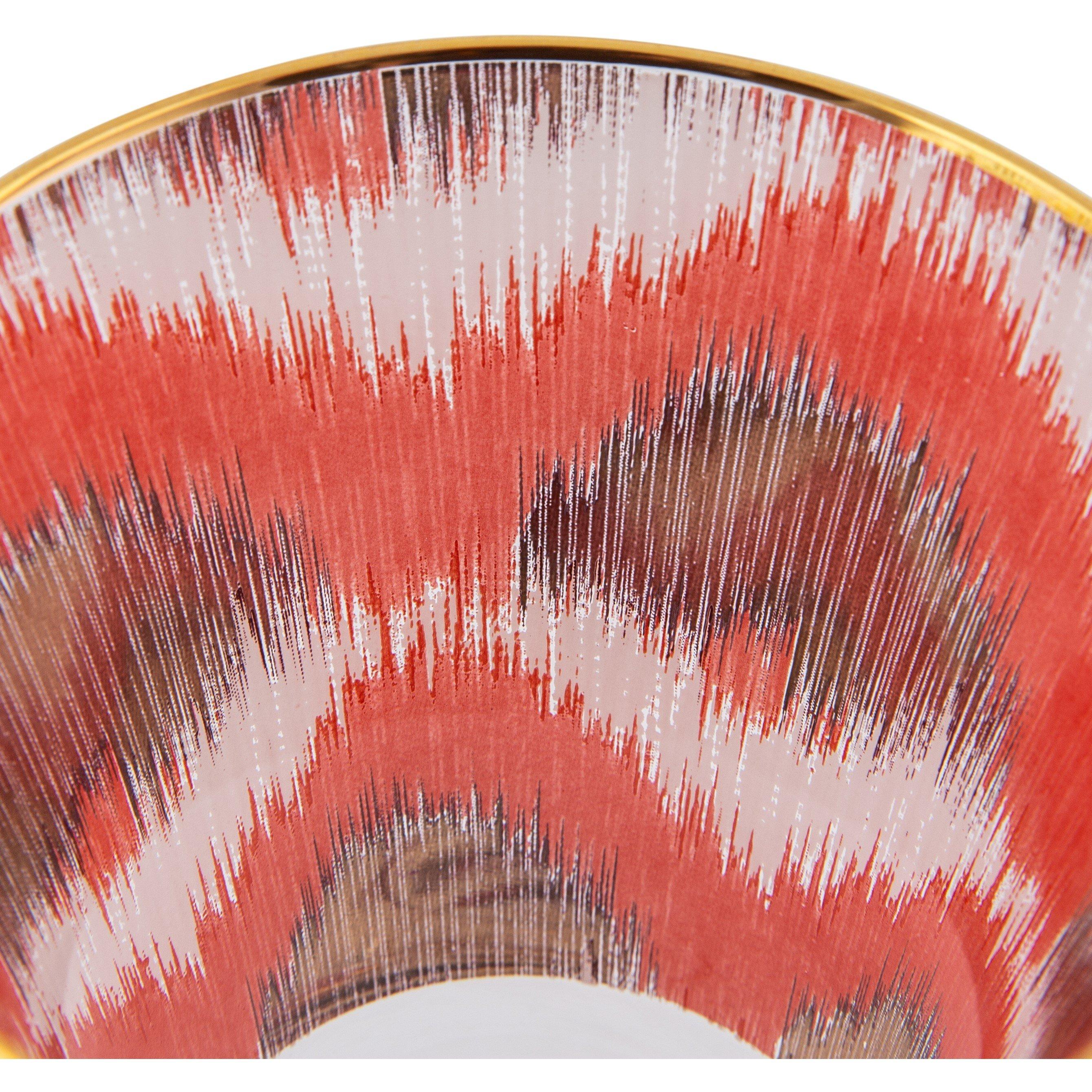 Red - Les Ottomans - LesOttomans Ikat Wine Goblet - 3