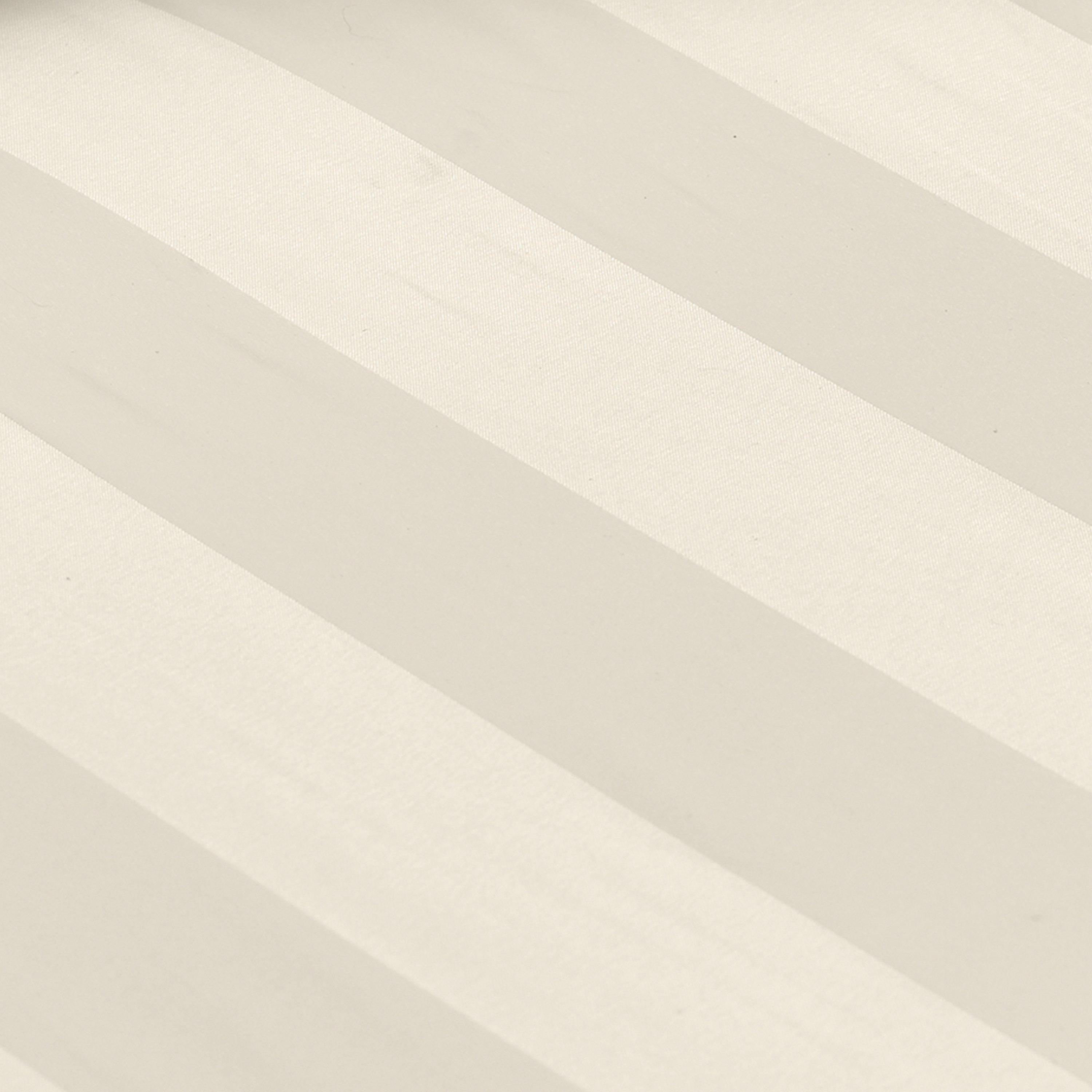 Cream - Catherine Lansfield - Soft Satin Stripe Flat and Fitted Sheets - 2