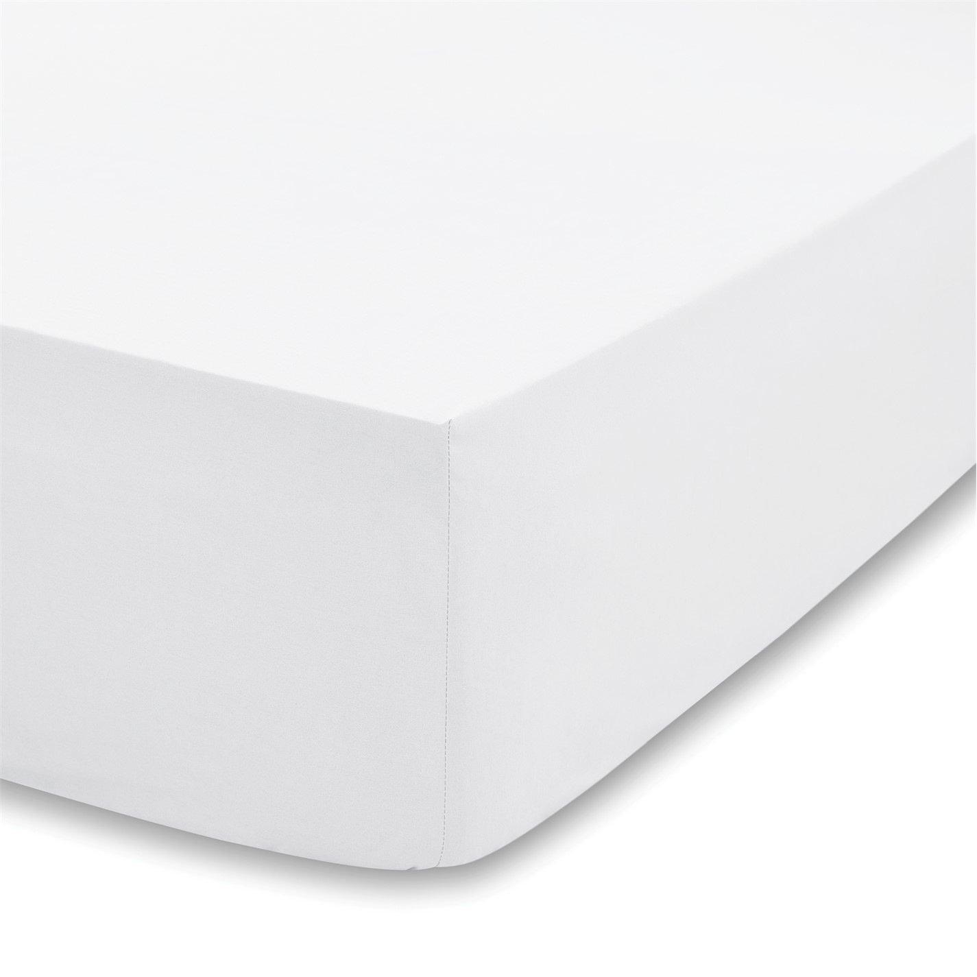 White - Jack Wills - 200 Thread Count White Cotton Fitted Sheet - 1
