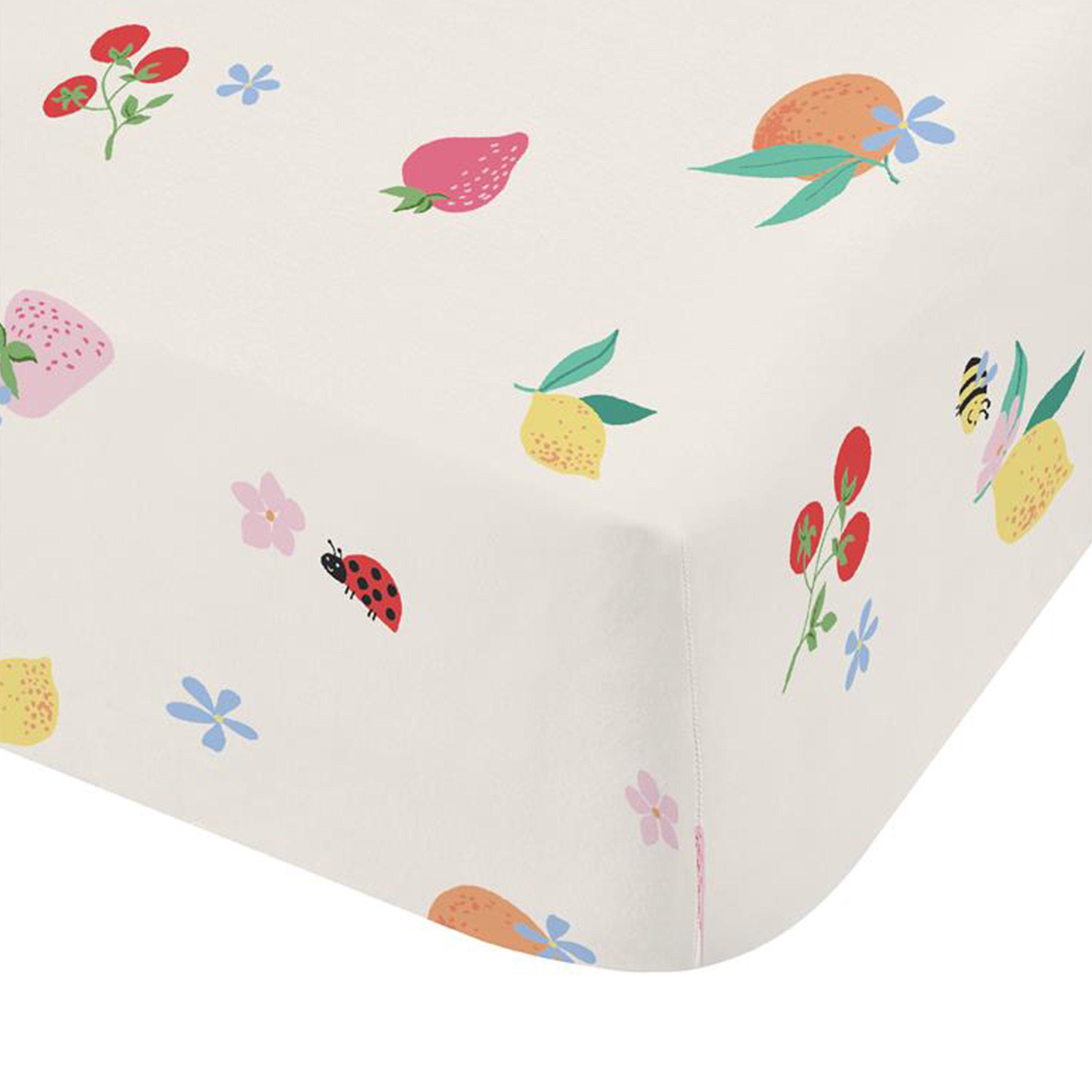 Catherine Lansfield Kids | Fruity Friends Flat and Fitted Sheets | FRASERS