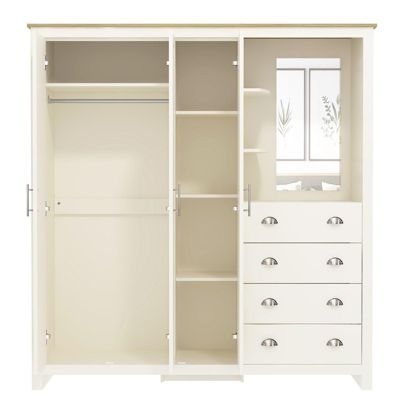 Roomwit - Jack Wills - Lancaster 4 Drawer Wardrobe Combi Unit - 4
