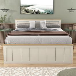 Homelife Lancaster Double Ottoman Bed