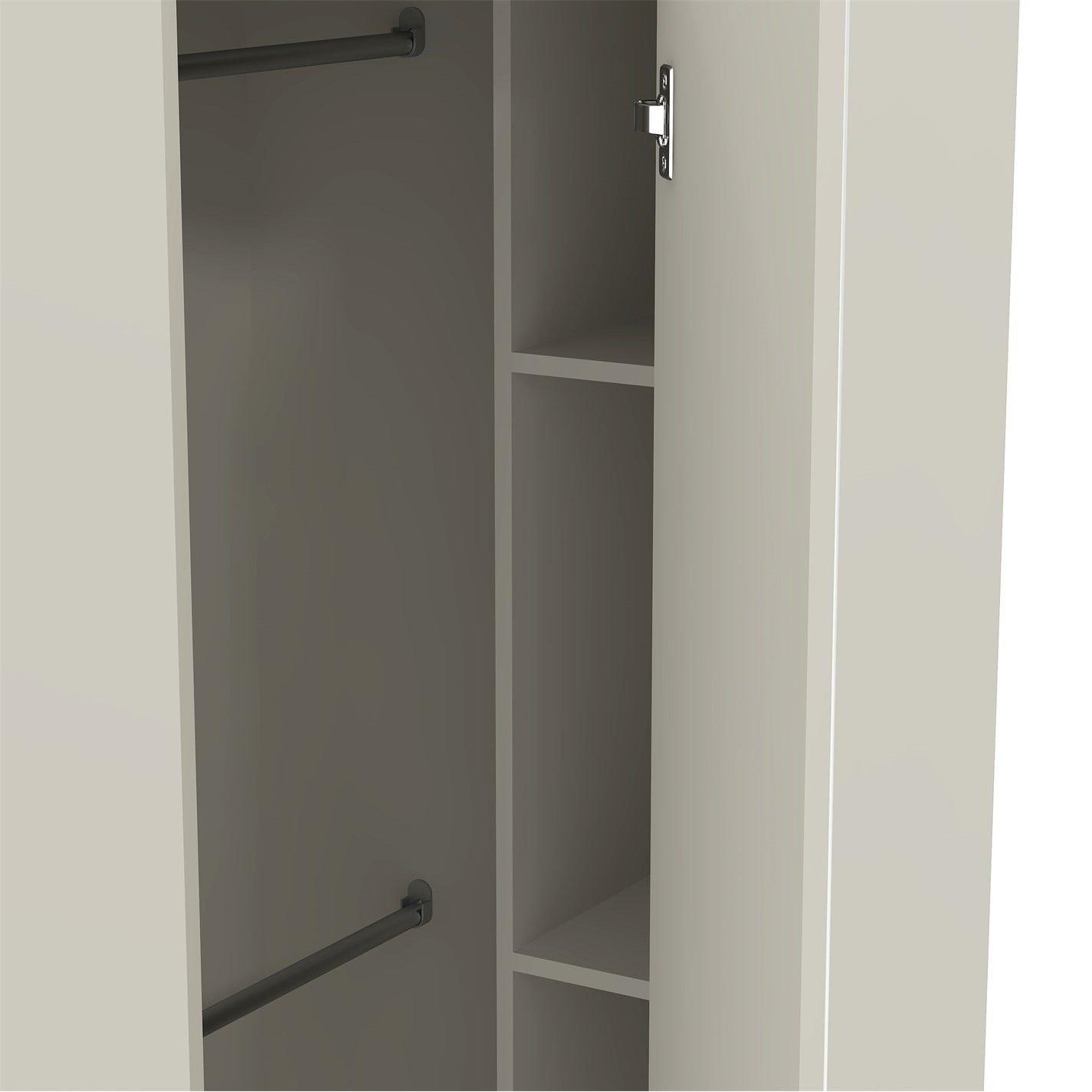 Grey - Jack Wills - Wardrobe with Mirror - 7