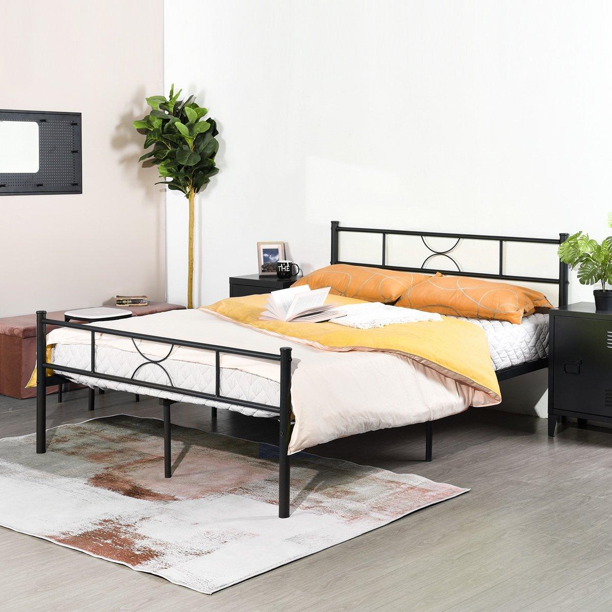 Black - Floordirekt KG - SANE Black Metal Bedframe Queen size - 2