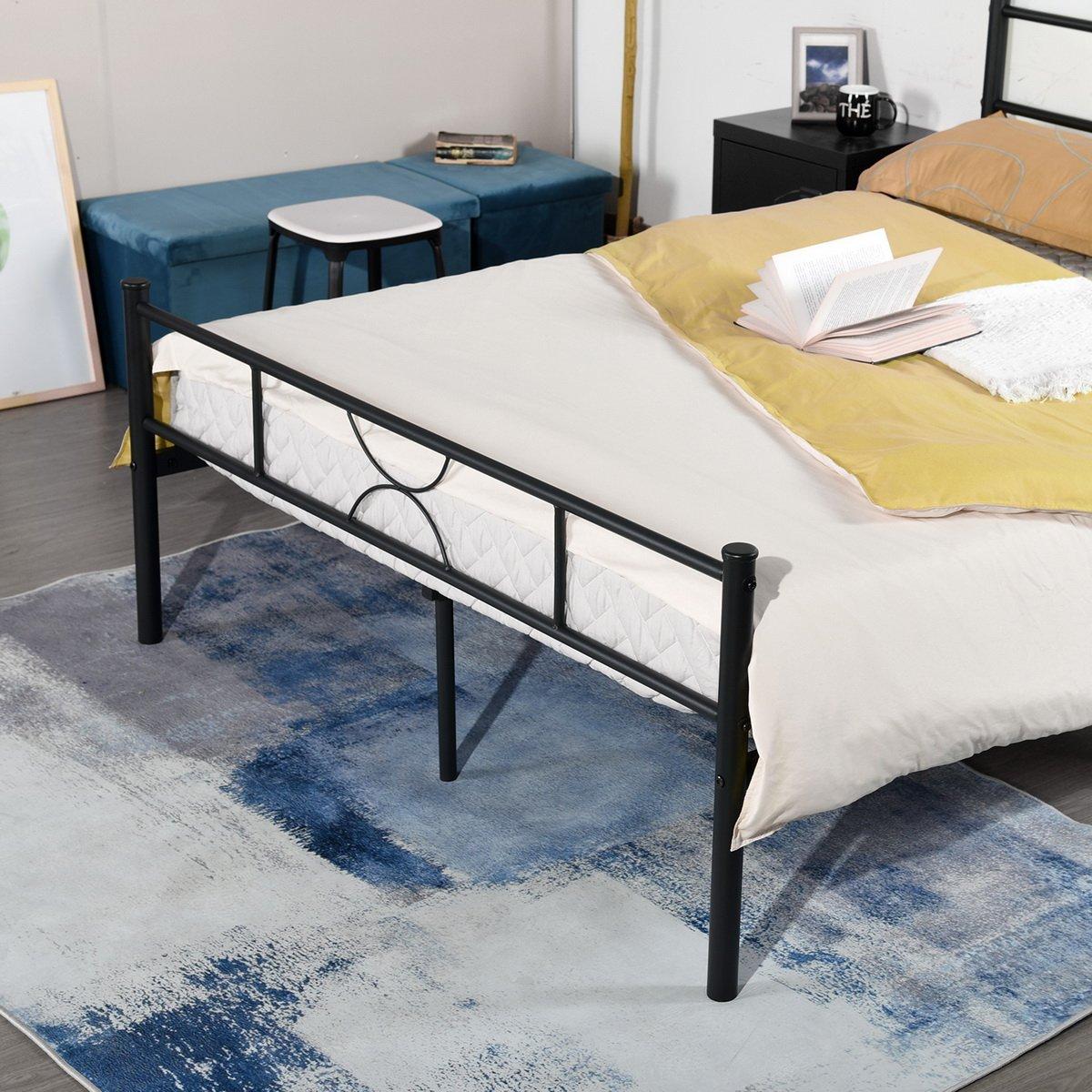 Black - Floordirekt KG - SANE Black Metal Bedframe Queen size - 4