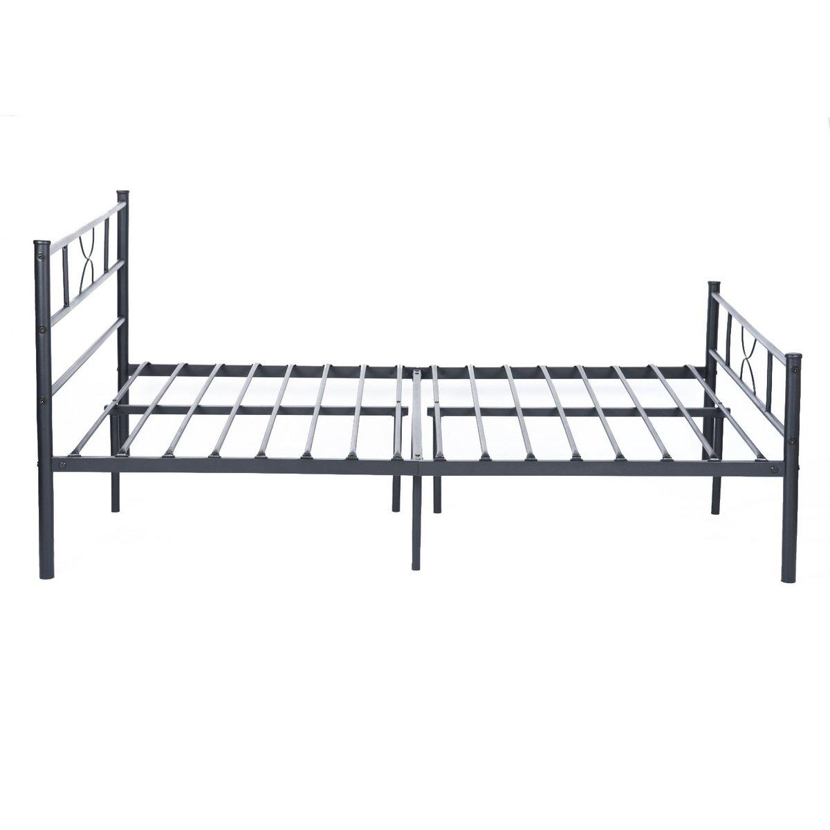 Black - Floordirekt KG - SANE Black Metal Bedframe Queen size - 6