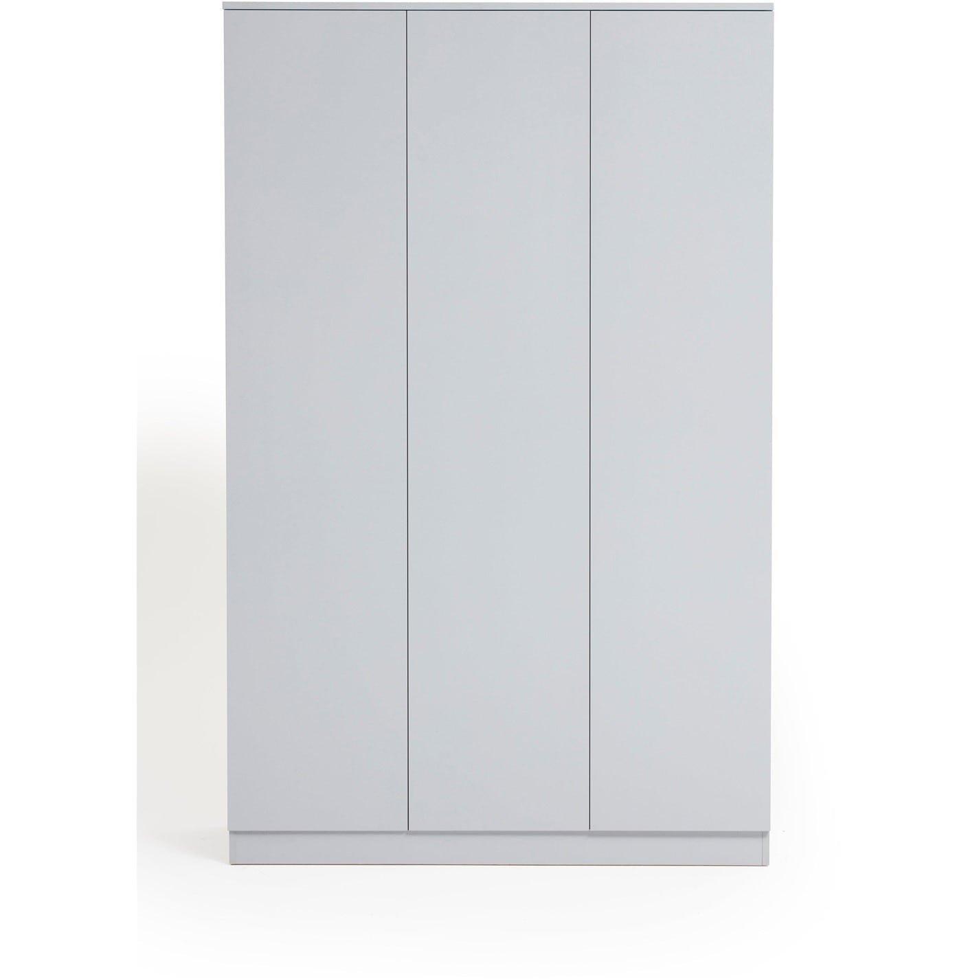 Grey - Jack Wills - Door 3-Door Wood Wardrobe - 2