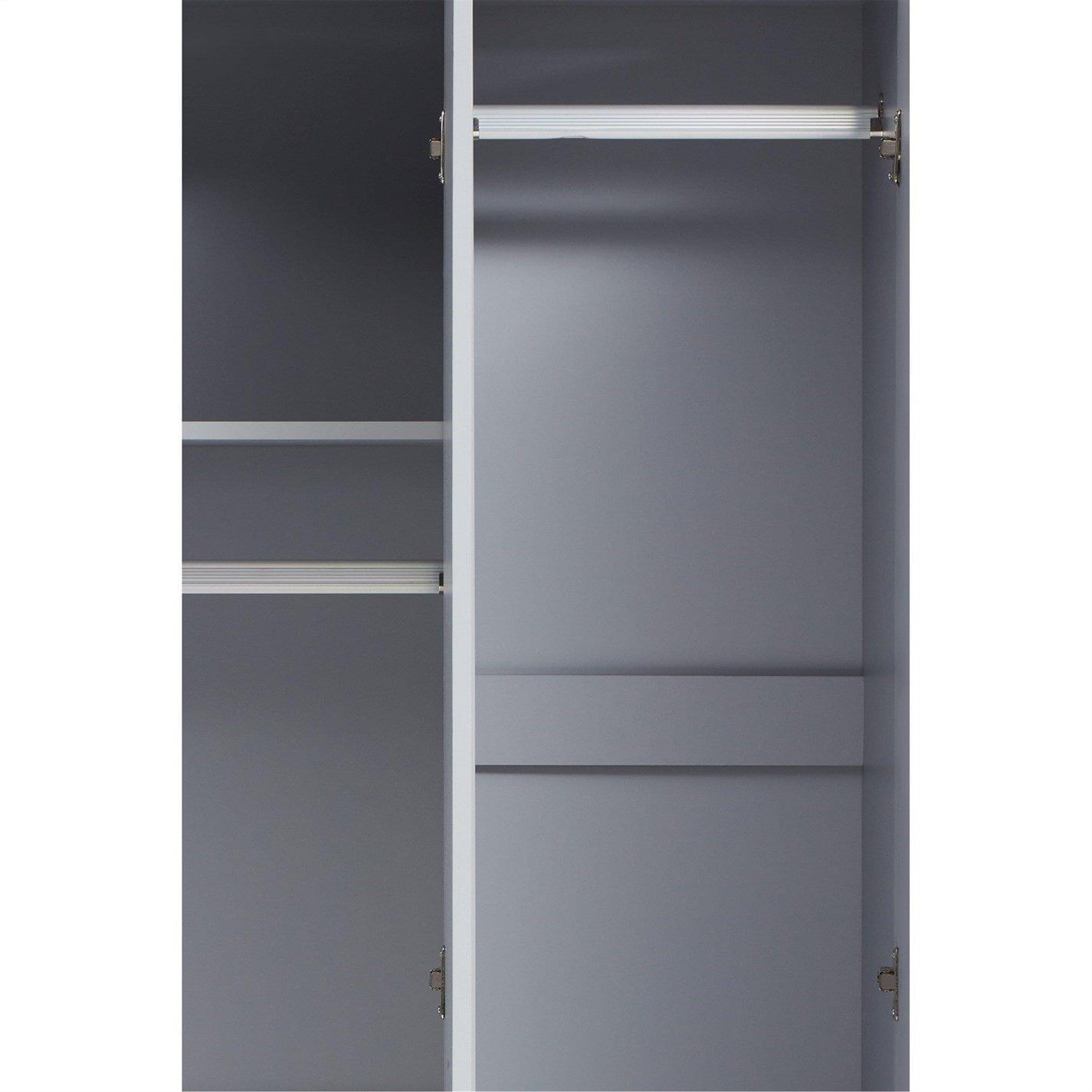 Grey - Jack Wills - Door 3-Door Wood Wardrobe - 3