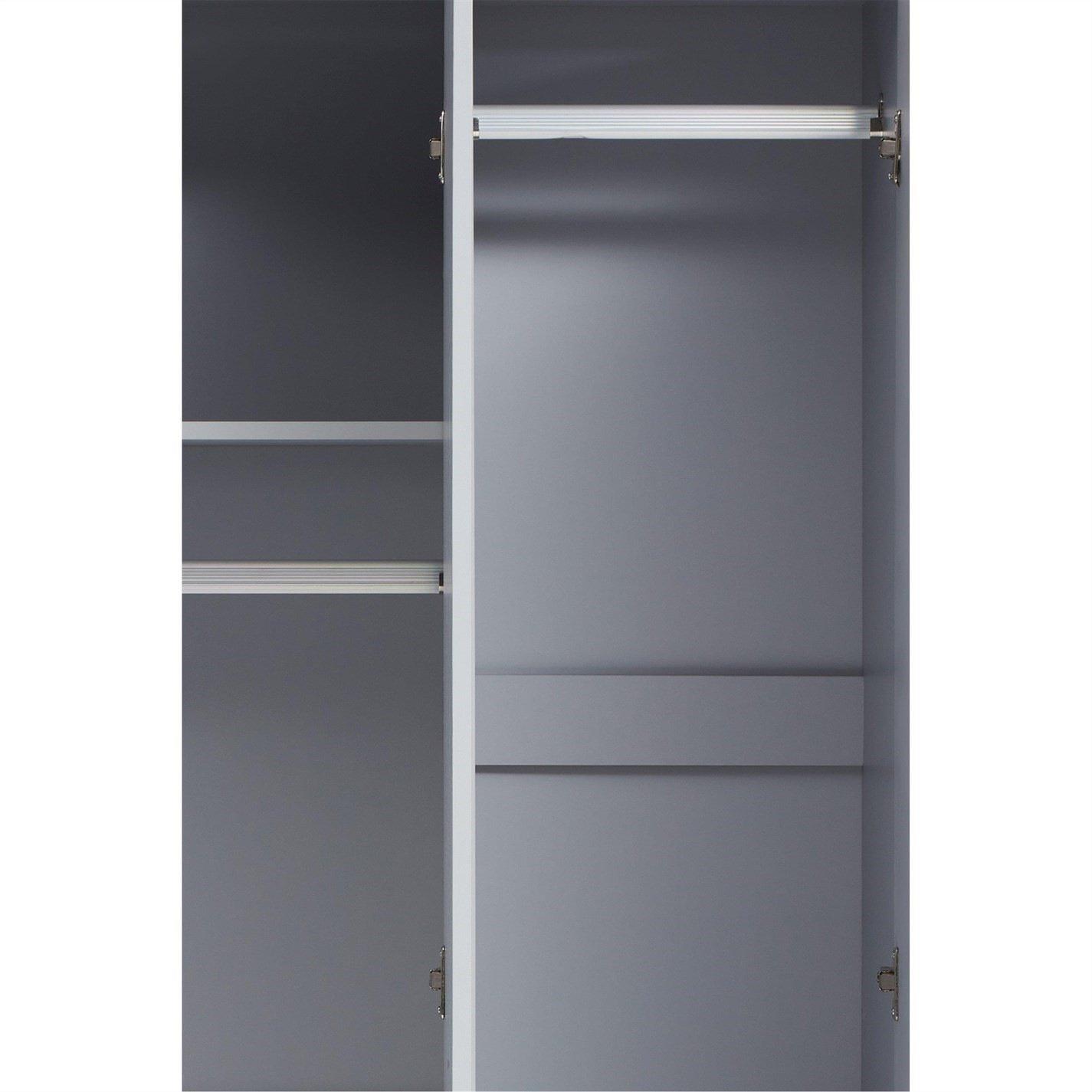 Grey - Jack Wills - Door 3-Door Wood Wardrobe - 6