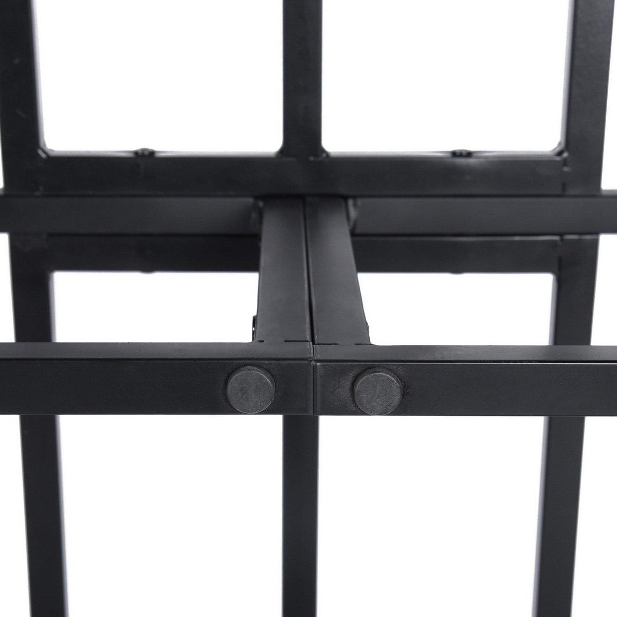 Black - Homylin - Metal Bed Frame Double size with Underbed Storage Space - 9