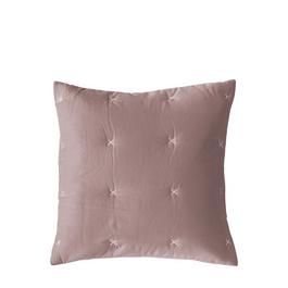 Gallery Cotton Stitch Cushion White Blush 45x45cm
