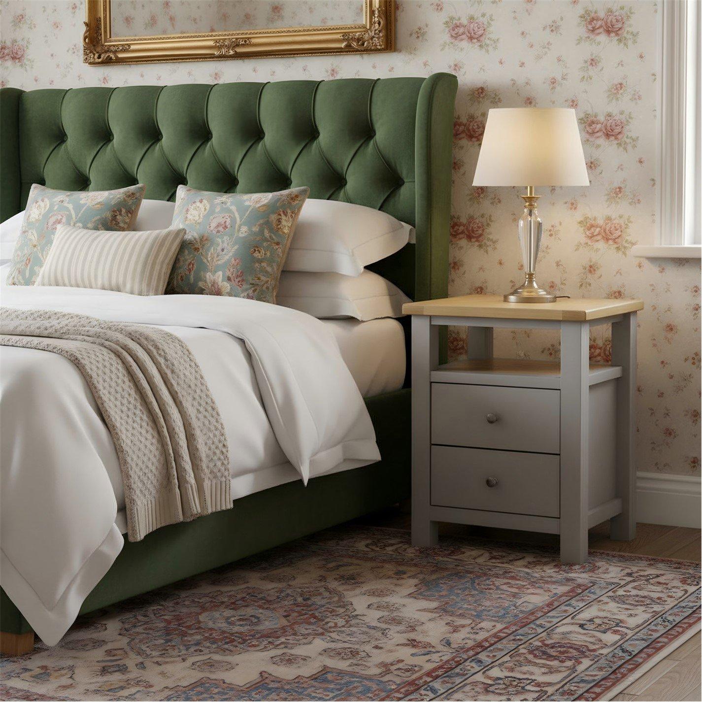 Grey - Jack Wills - Drawer Wood Compact Bedside Table - 3