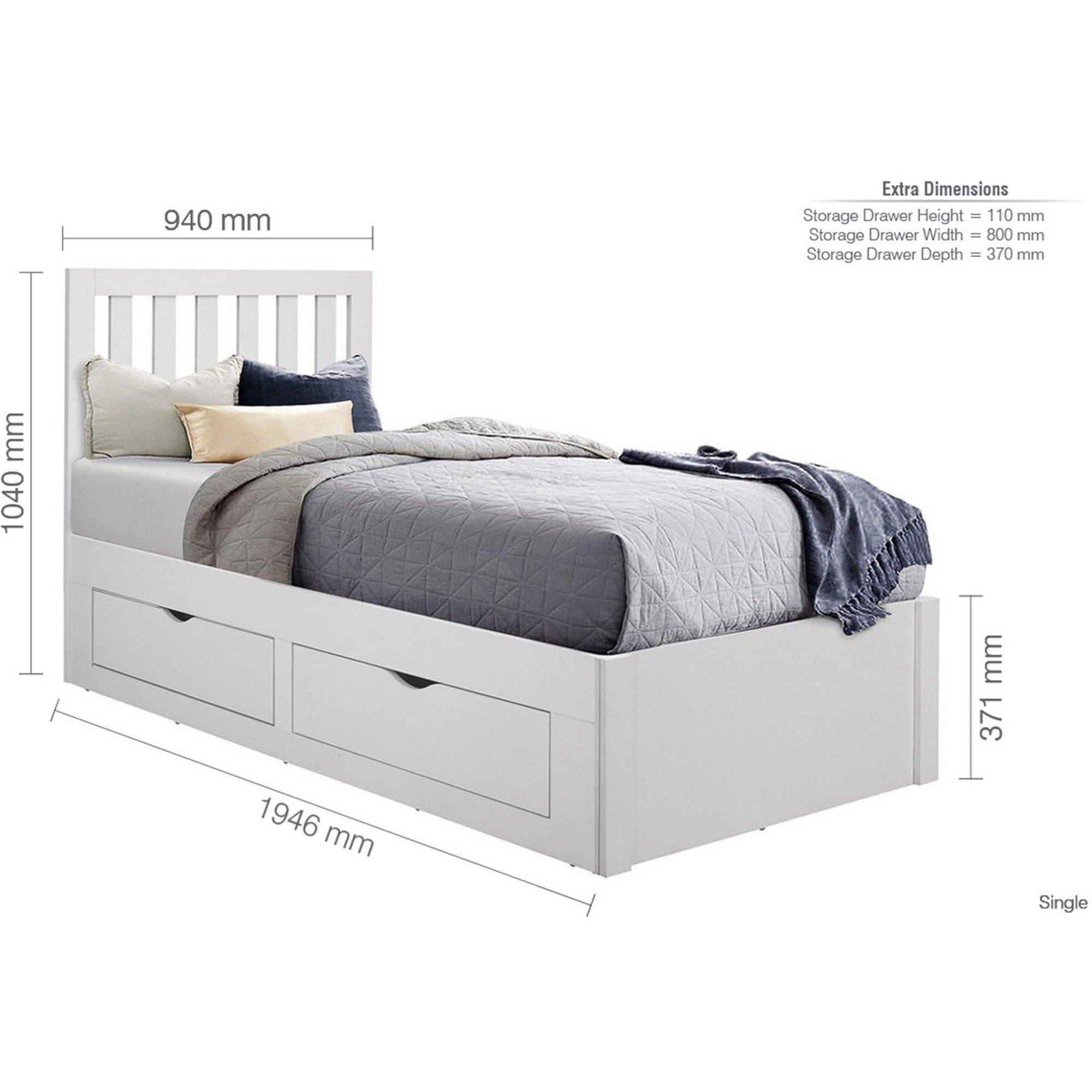 White - Birlea - Appleby Bed Single - 2