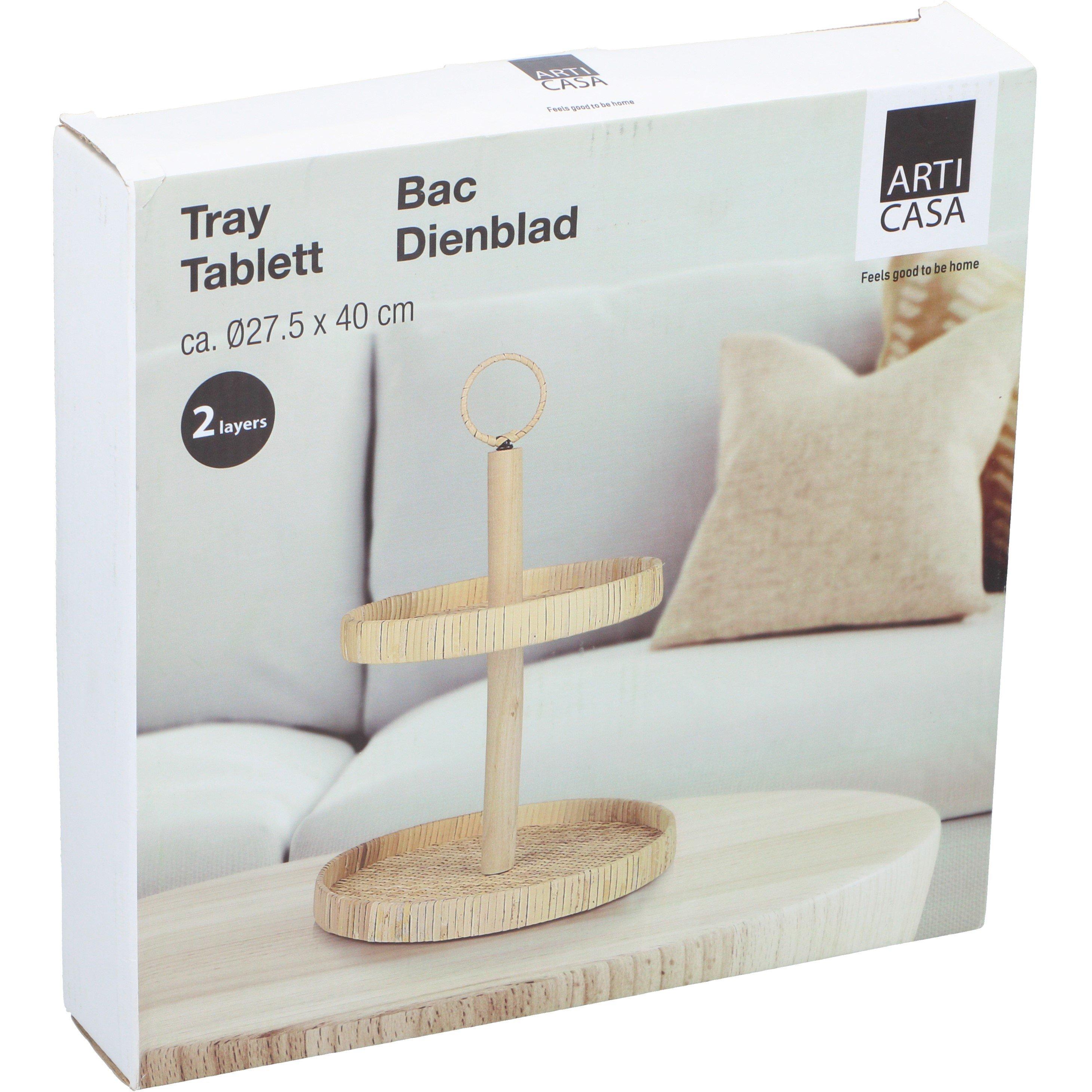 Brown - Arti Casa - Rattan Bedside Table - 1