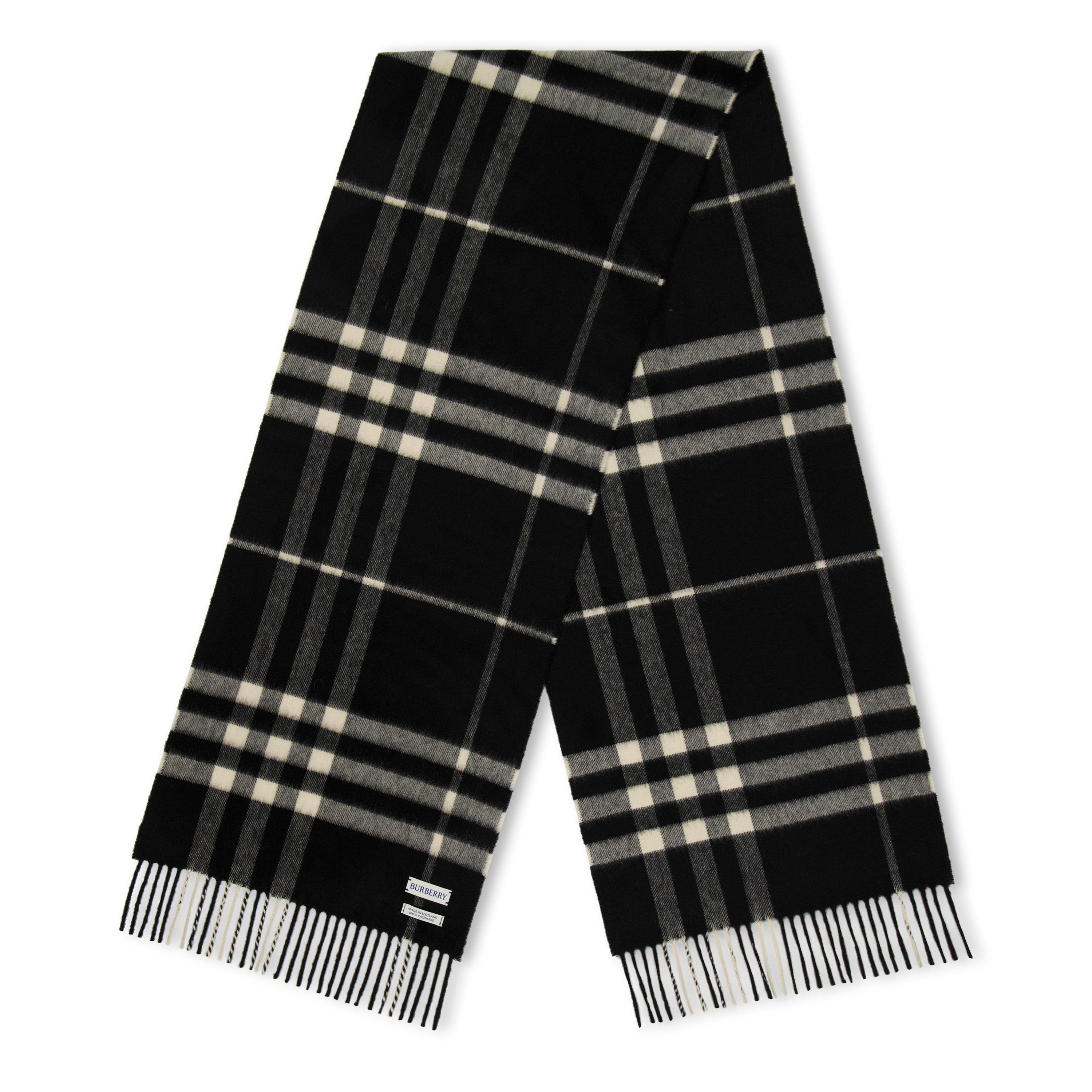 Burberry Unisex Check Cashmere Scarf