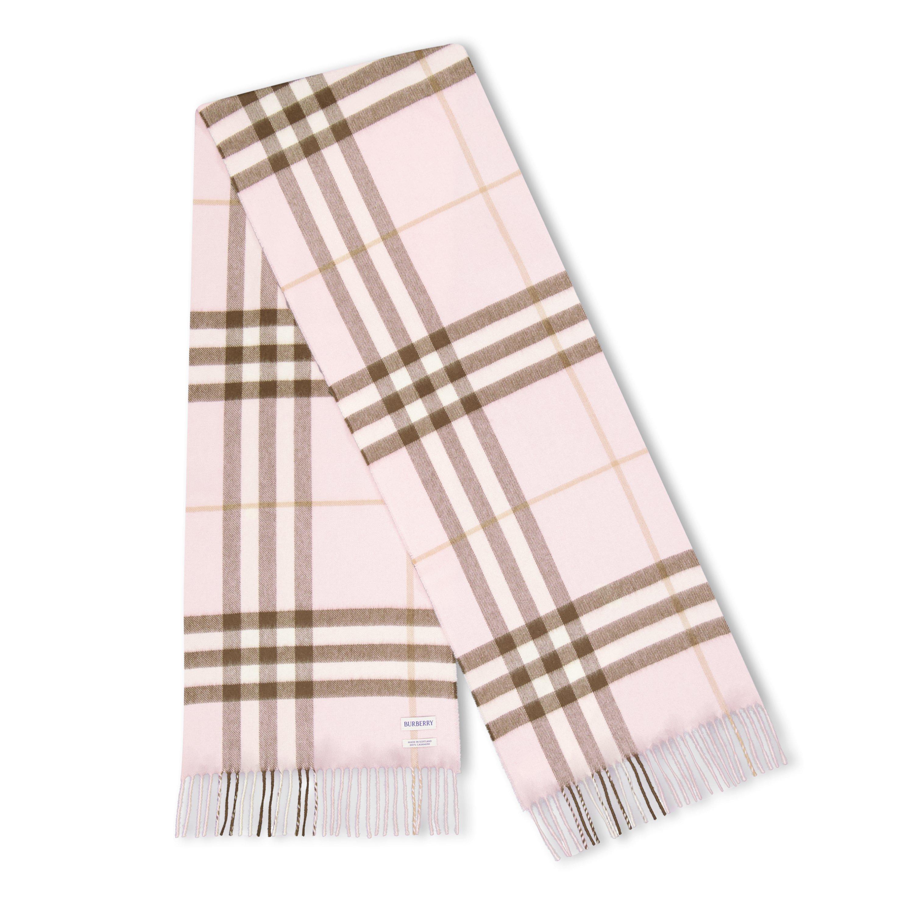 Check Cashmere Scarf