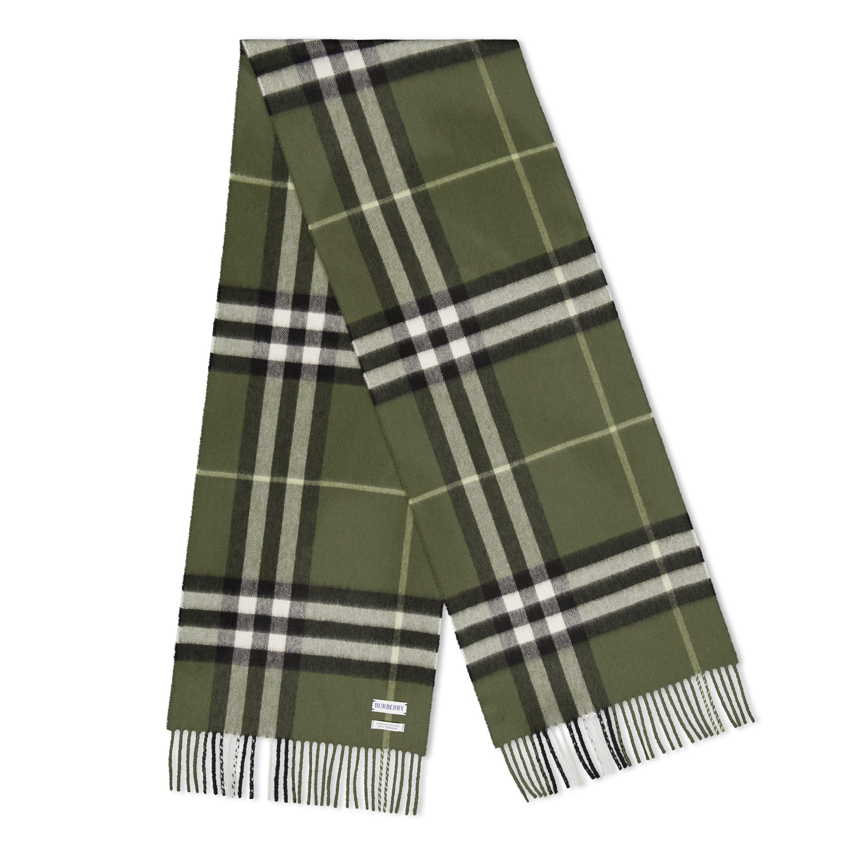 Check Cashmere Scarf