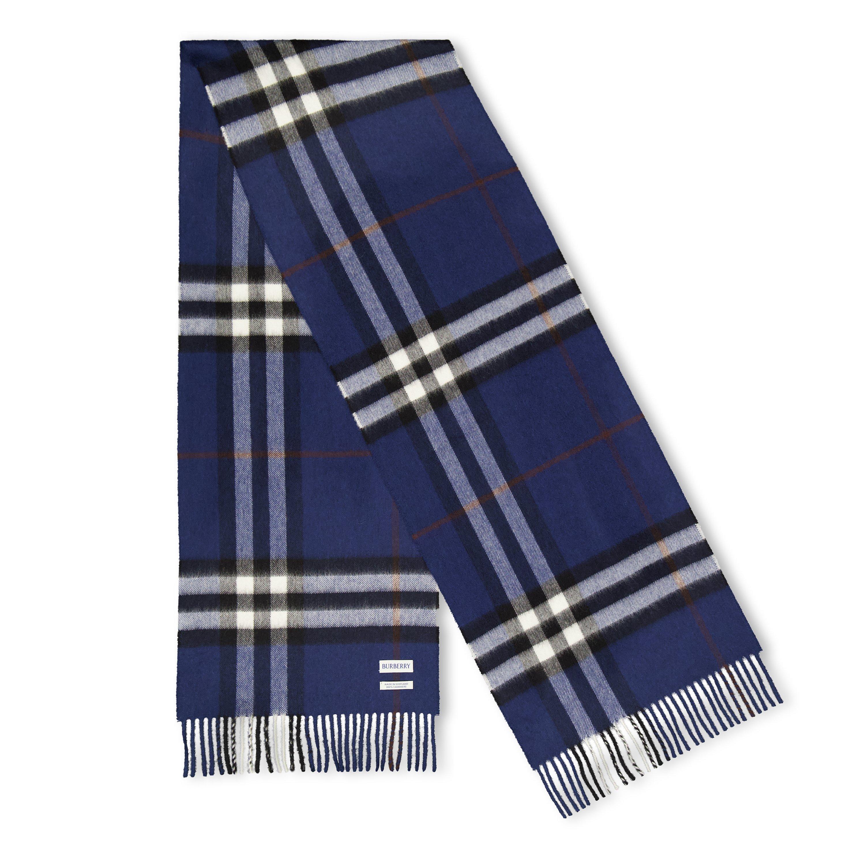 Check Cashmere Scarf