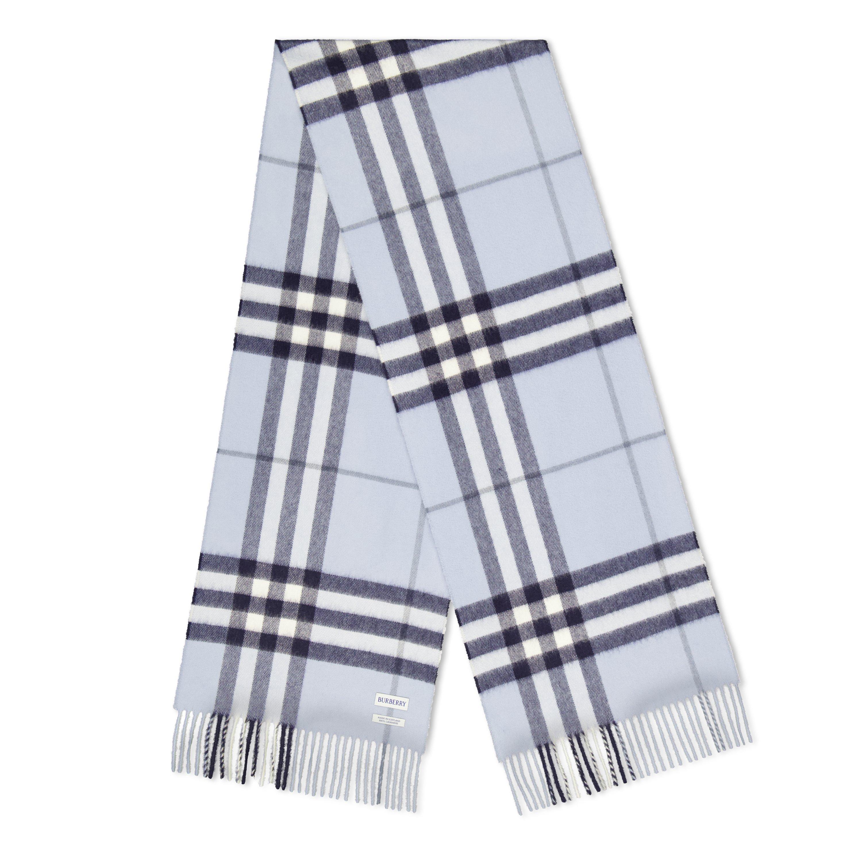 Check Cashmere Scarf