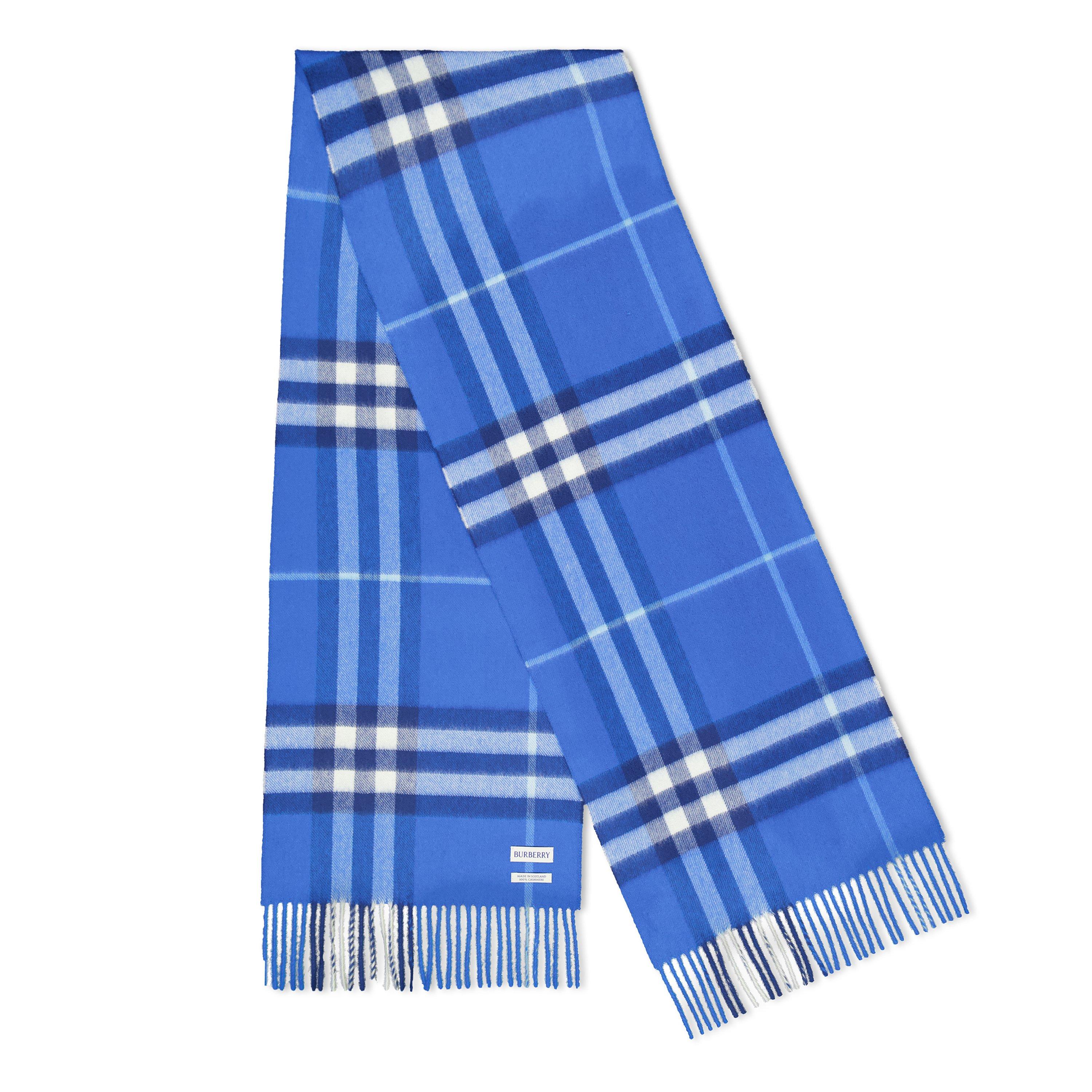 Check Cashmere Scarf