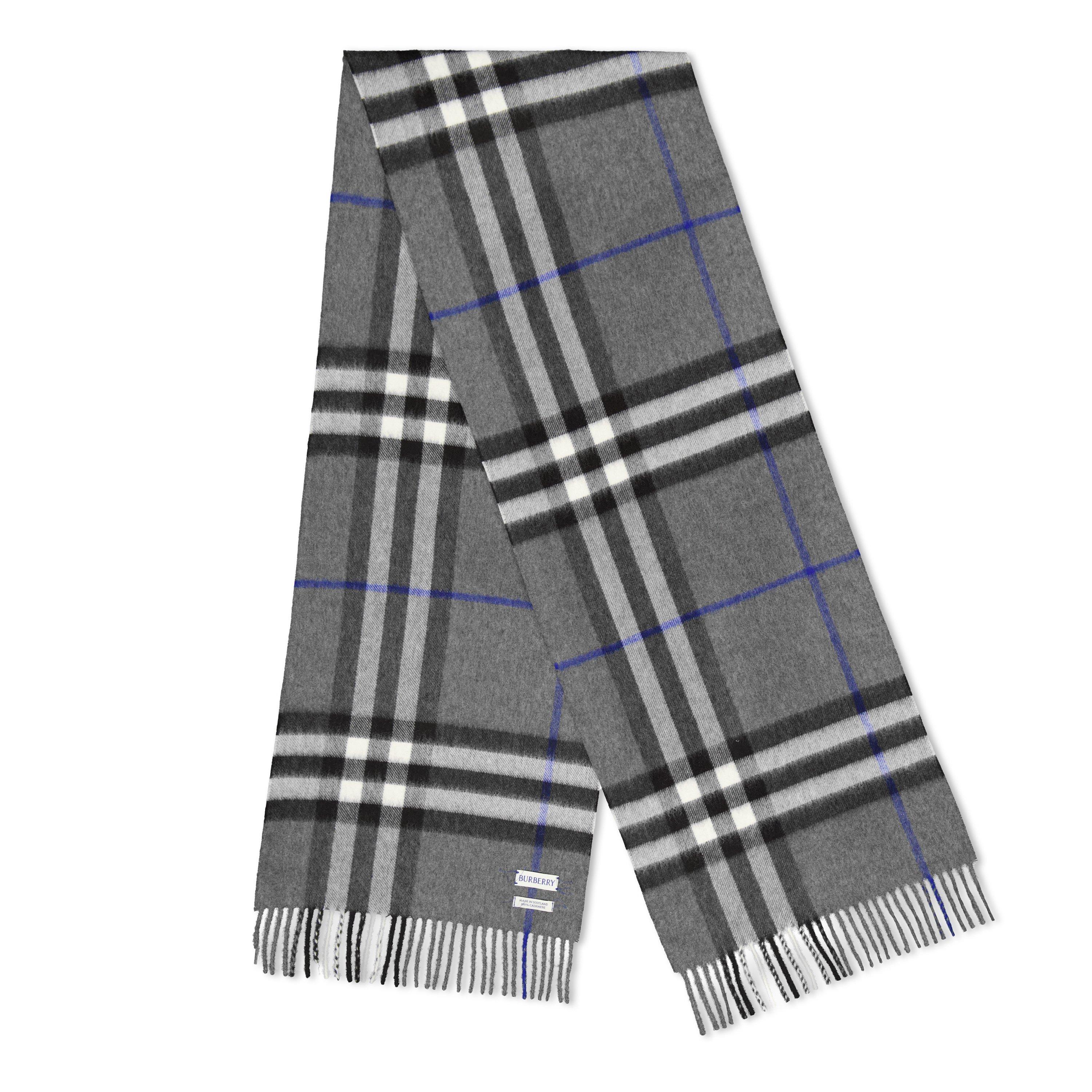 Check Cashmere Scarf