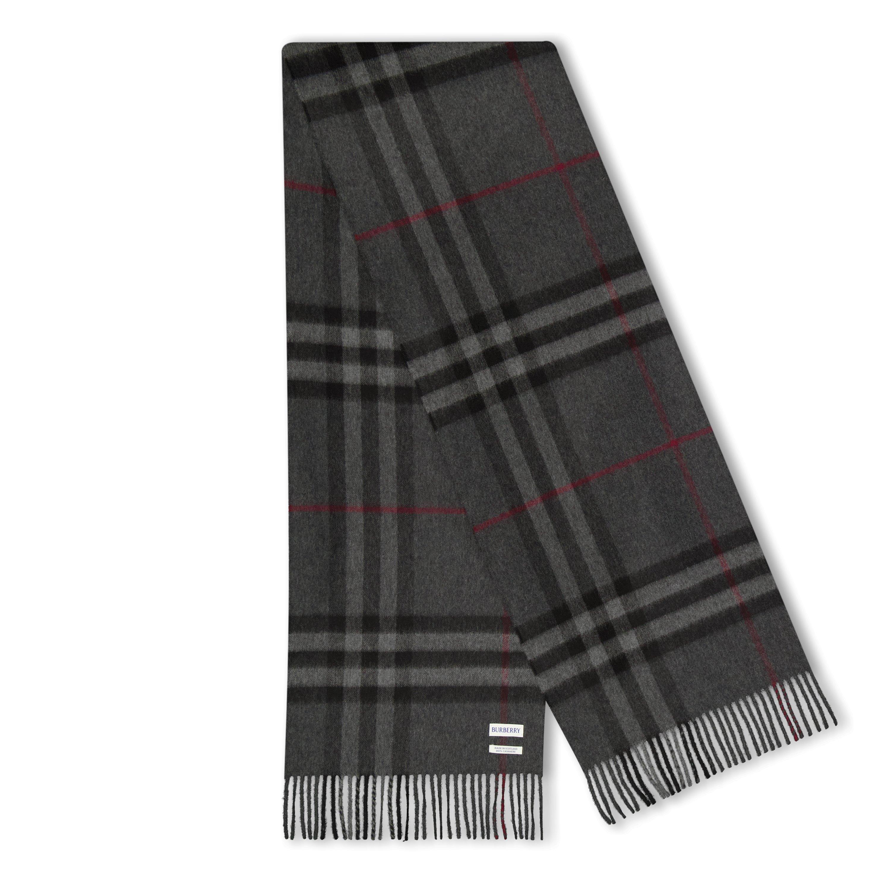 Check Cashmere Scarf