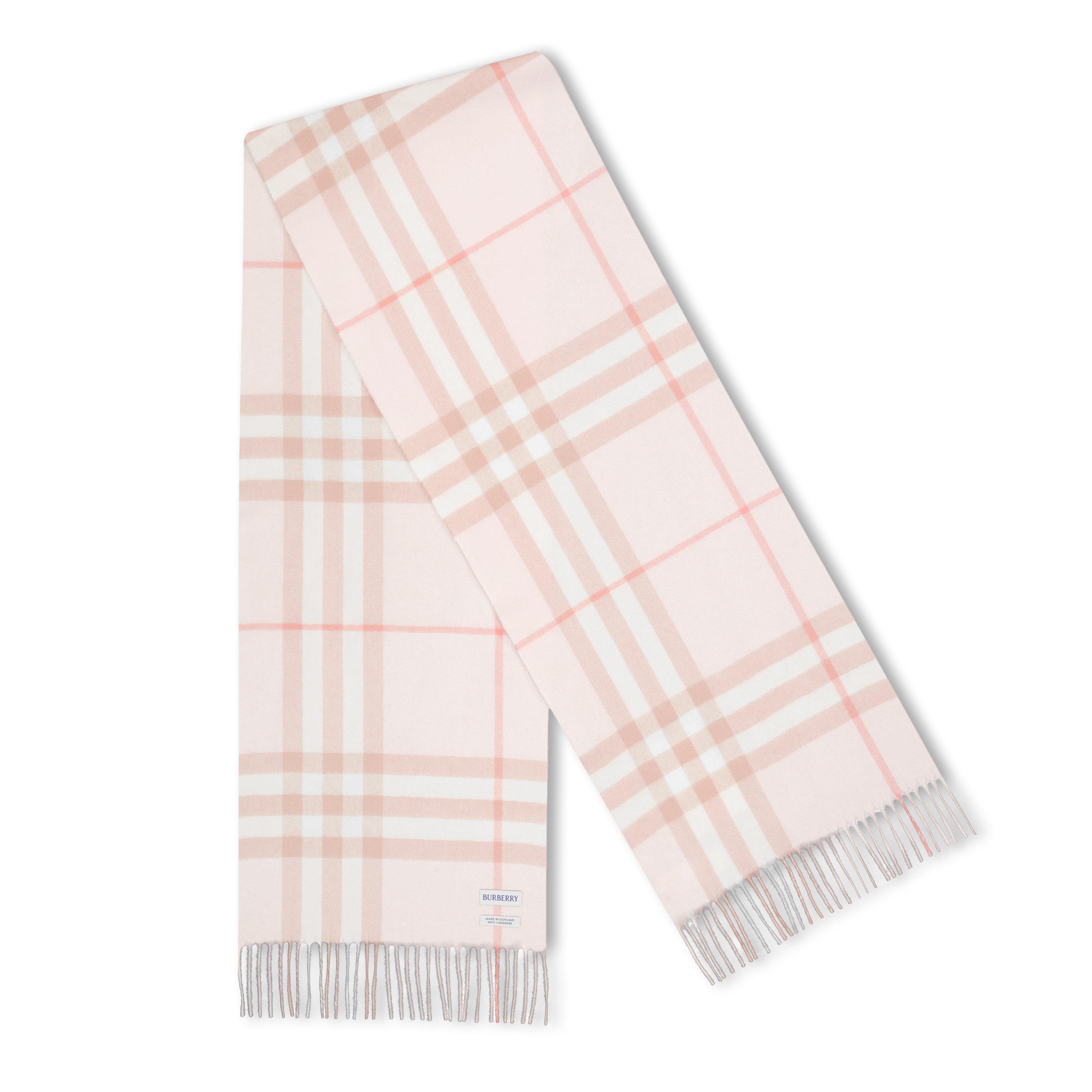 Burberry Check Cashmere Scarf