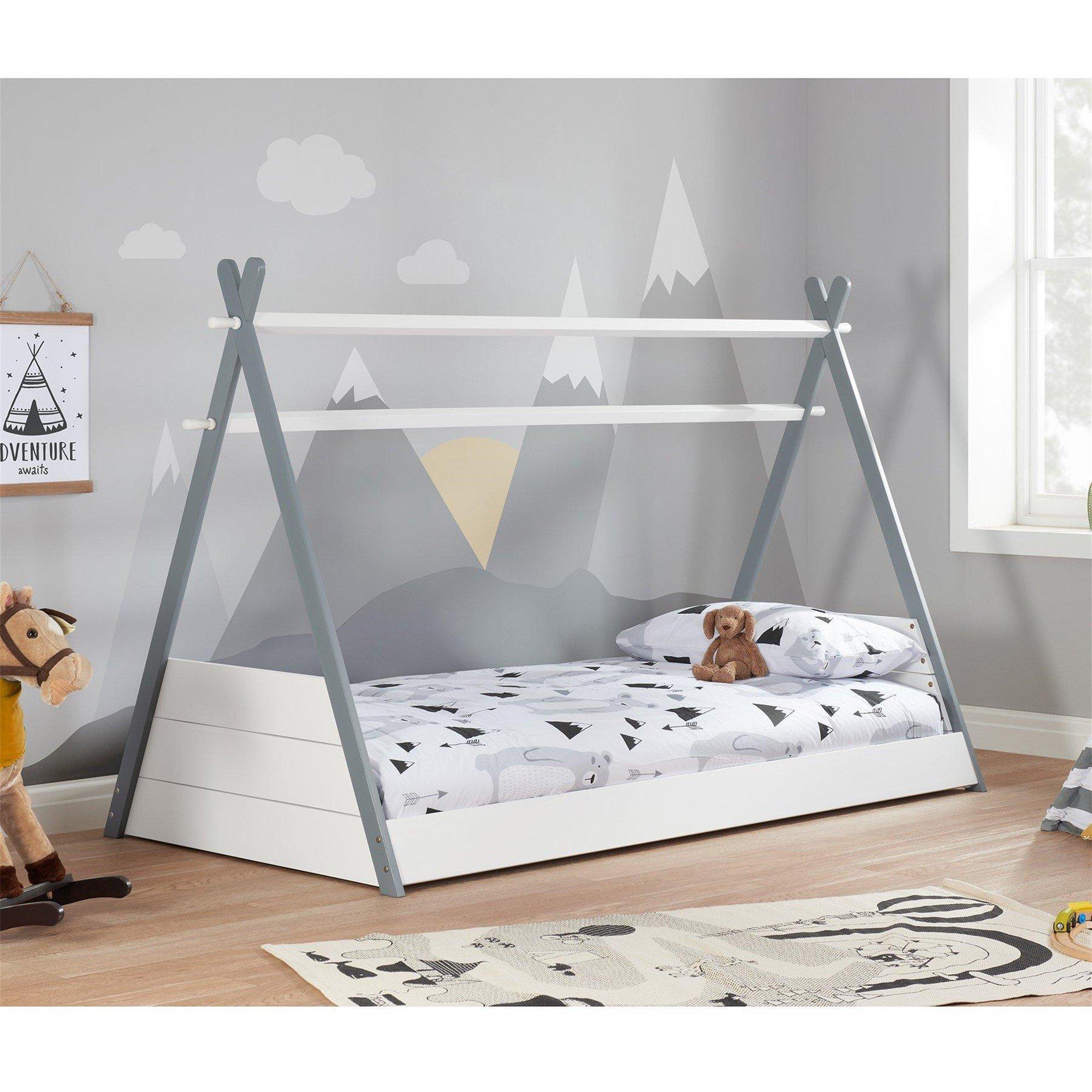 White/Grey - Birlea - Teepee Bed White & Grey - 1