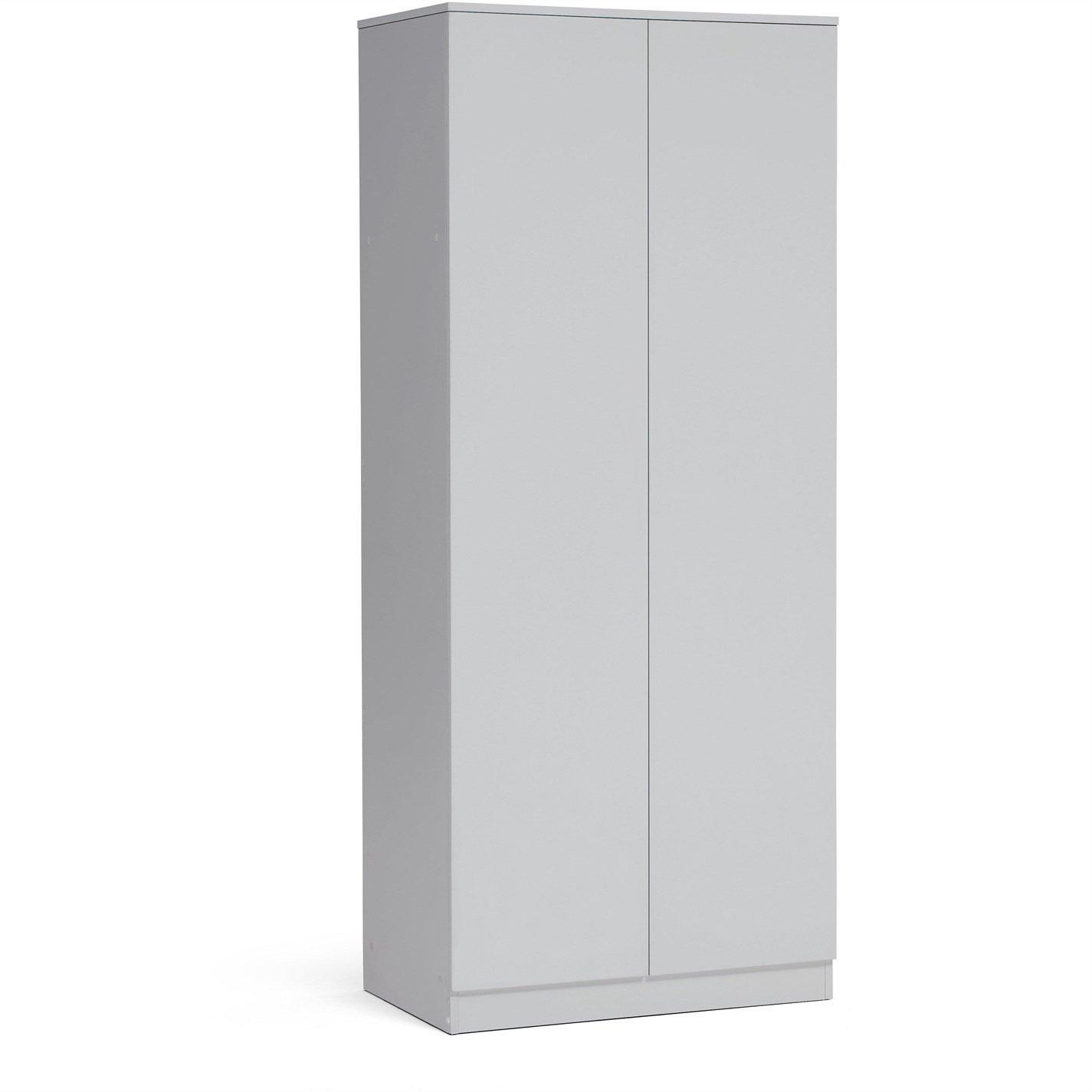 Grey - Homelife - Locke 2 Door Wardrobe - 3