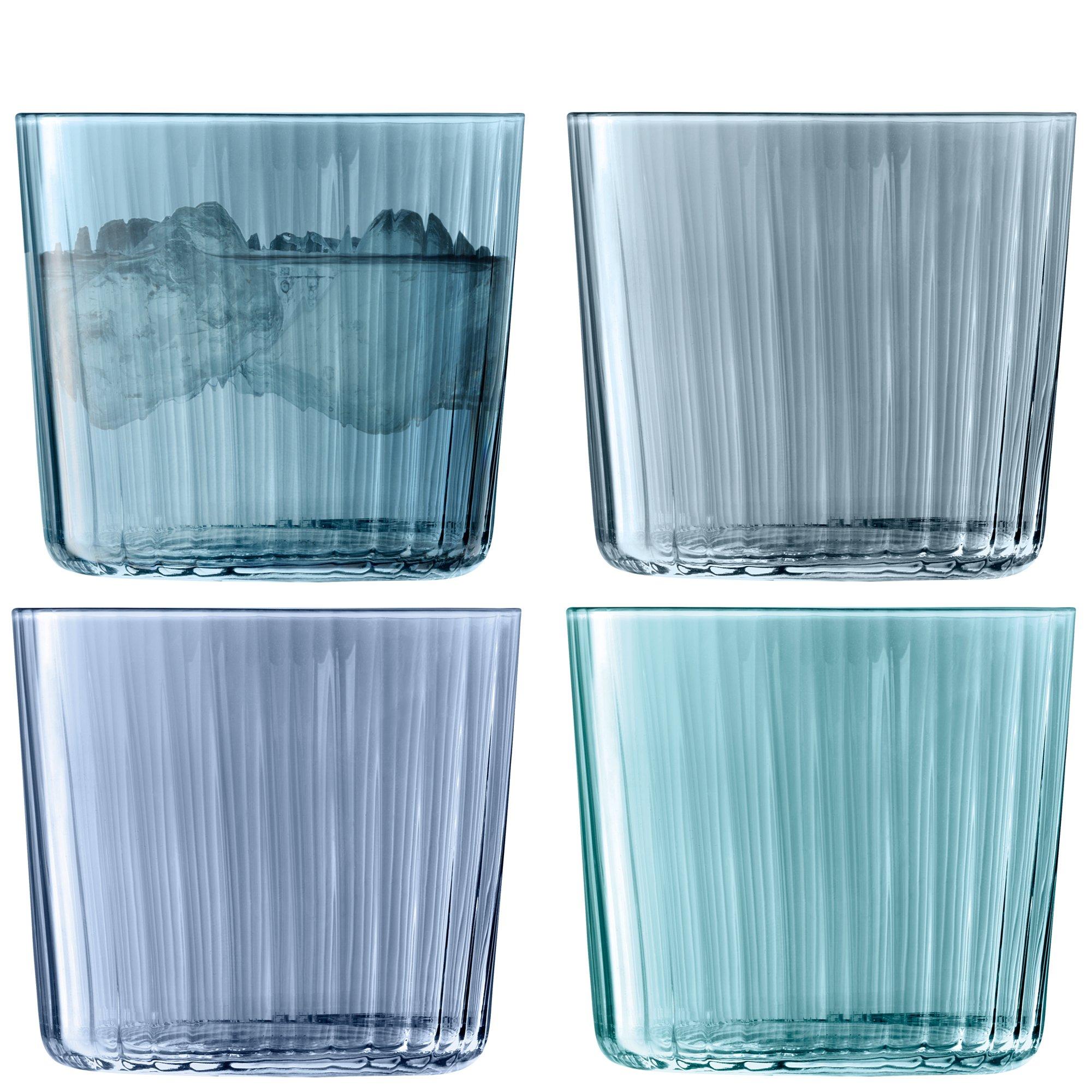 Lsa  Gems Set Of 4 Wine Glasses - Sapphire - 310mlx4