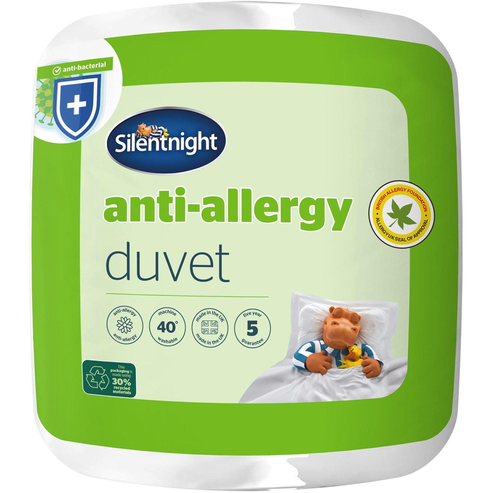 White - Silentnight - Anti Allergy Duvet - 10.5 Tog - 1