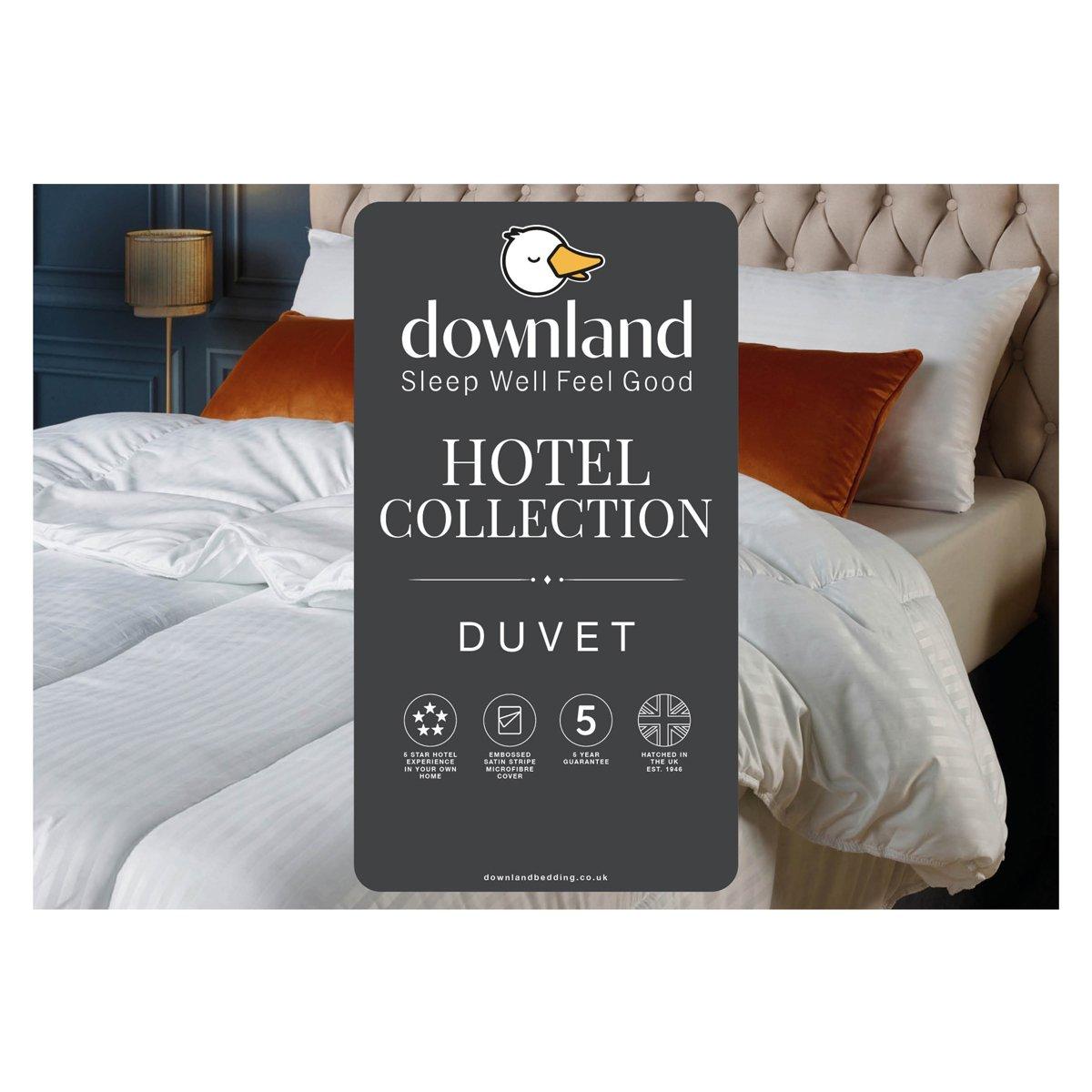 No Colour - Downland - Hotel Collection Stripe 13.5 Tog Duvet - 1