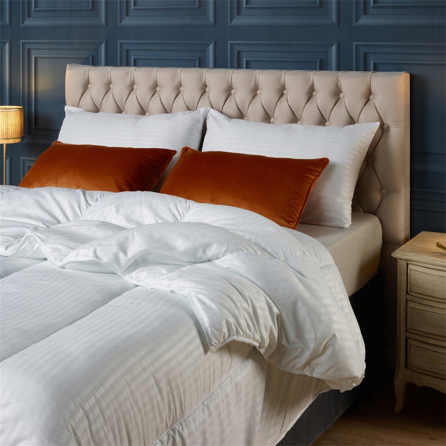 No Colour - Downland - Hotel Collection Stripe 13.5 Tog Duvet - 2