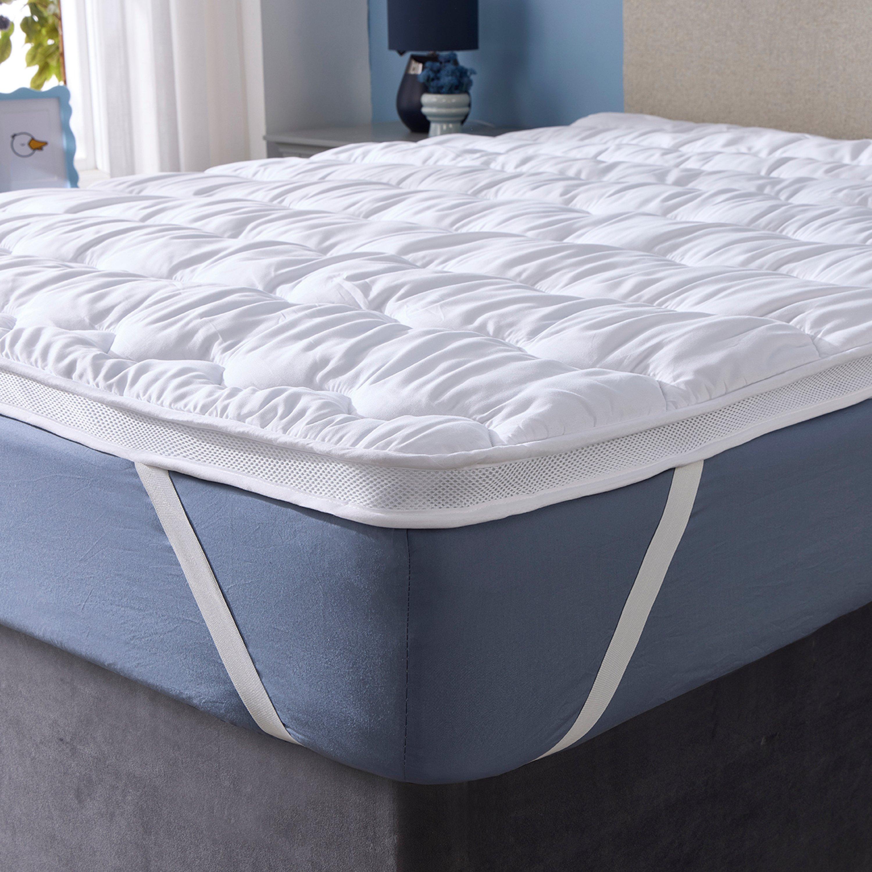 White - Downland - Downland Air Flow Mattress Topper - 3