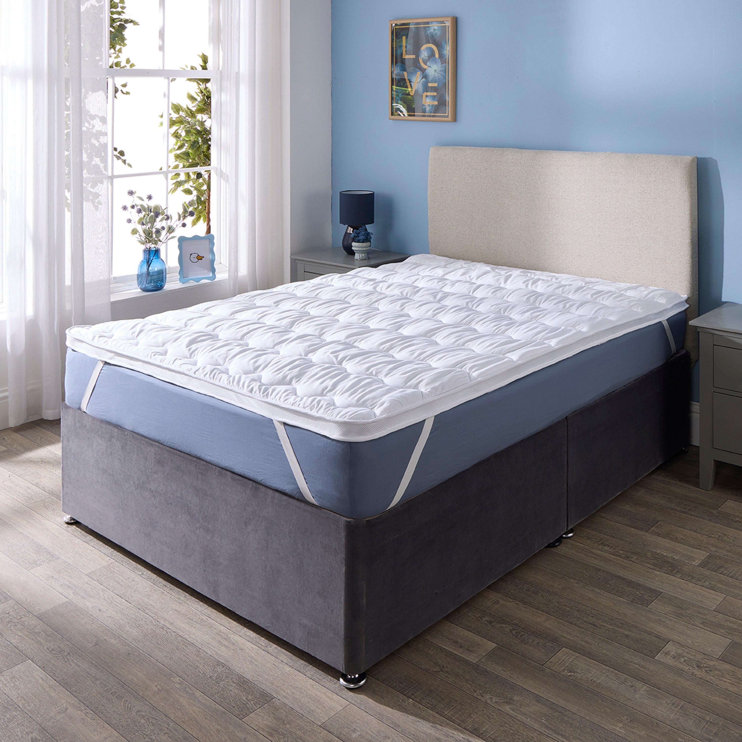 White - Downland - Downland Air Flow Mattress Topper - 5