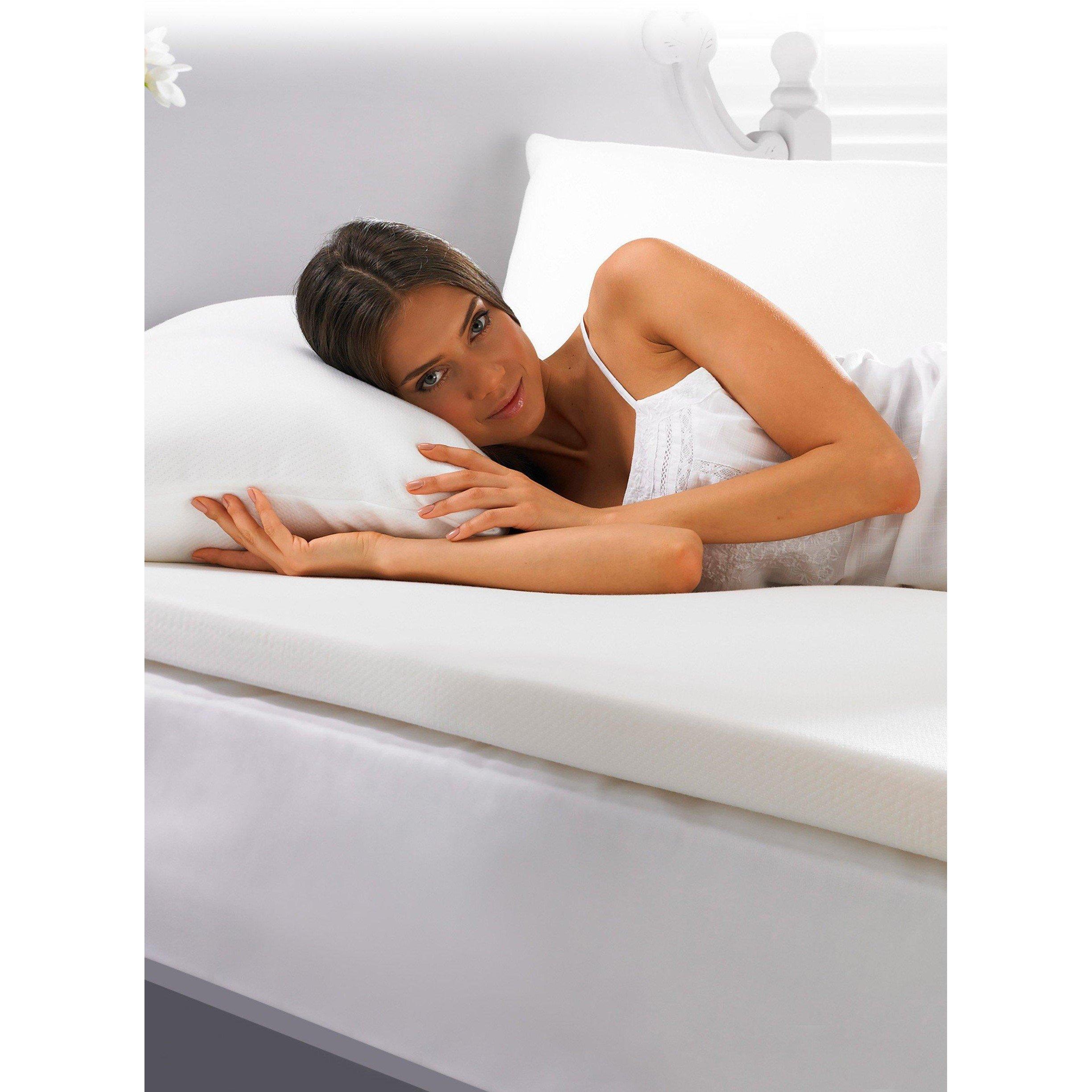 White - Downland - Other Memory Foam Mattress Topper - 2