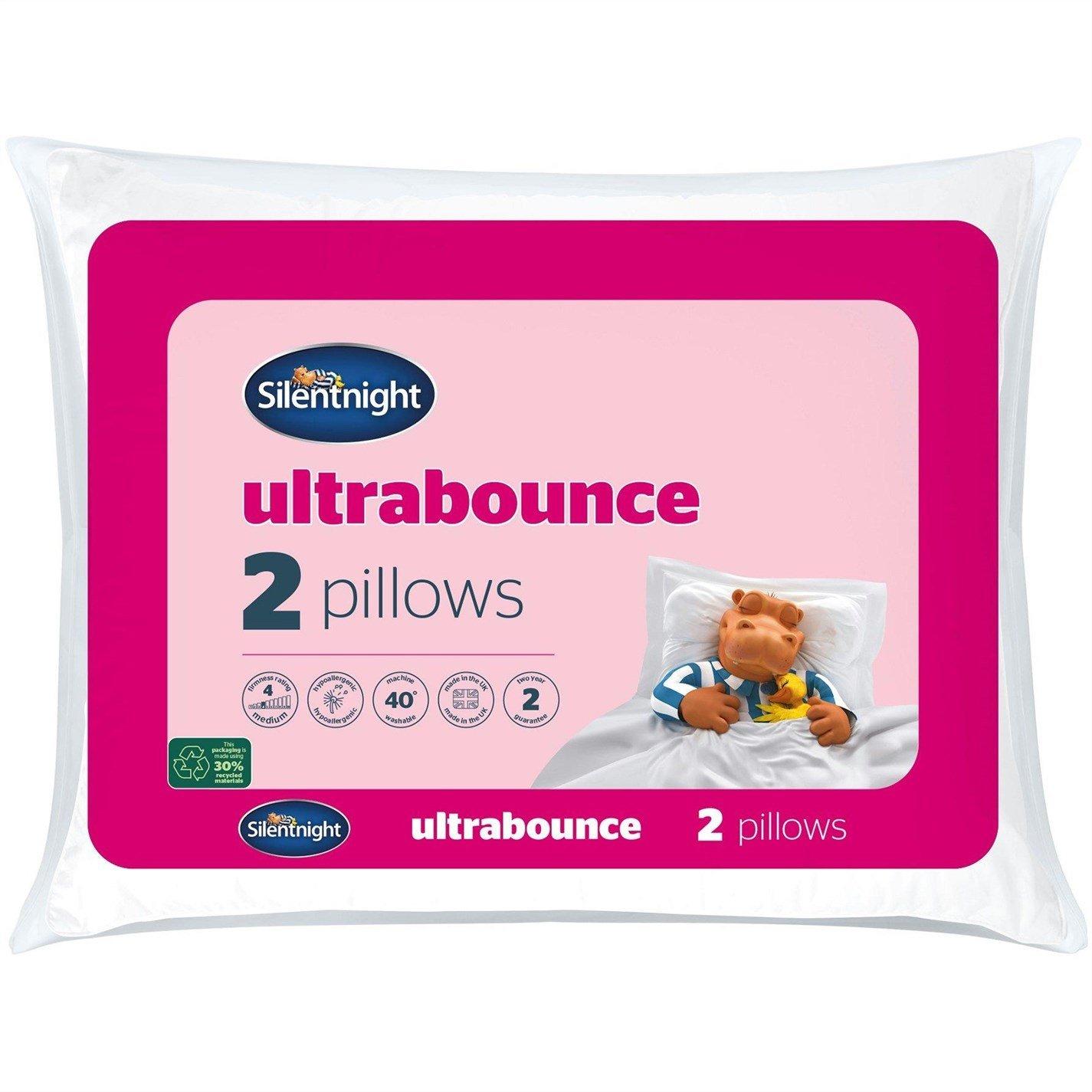 Silentnight  Ultrabounce Pillow - 2 Pack - White - 2 Pack
