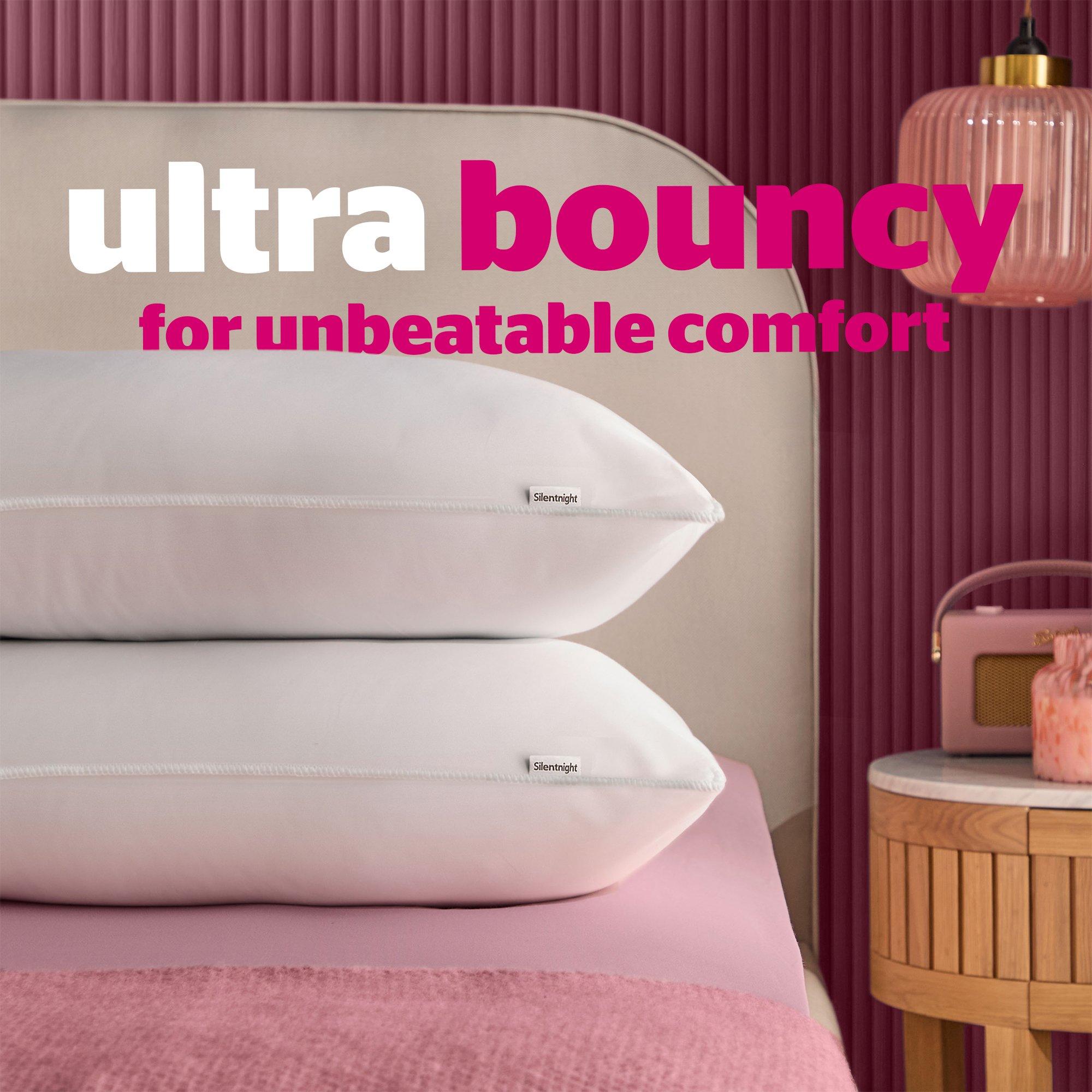 White - Silentnight - Silentnight Ultrabounce Pillow - 2 Pack - 2