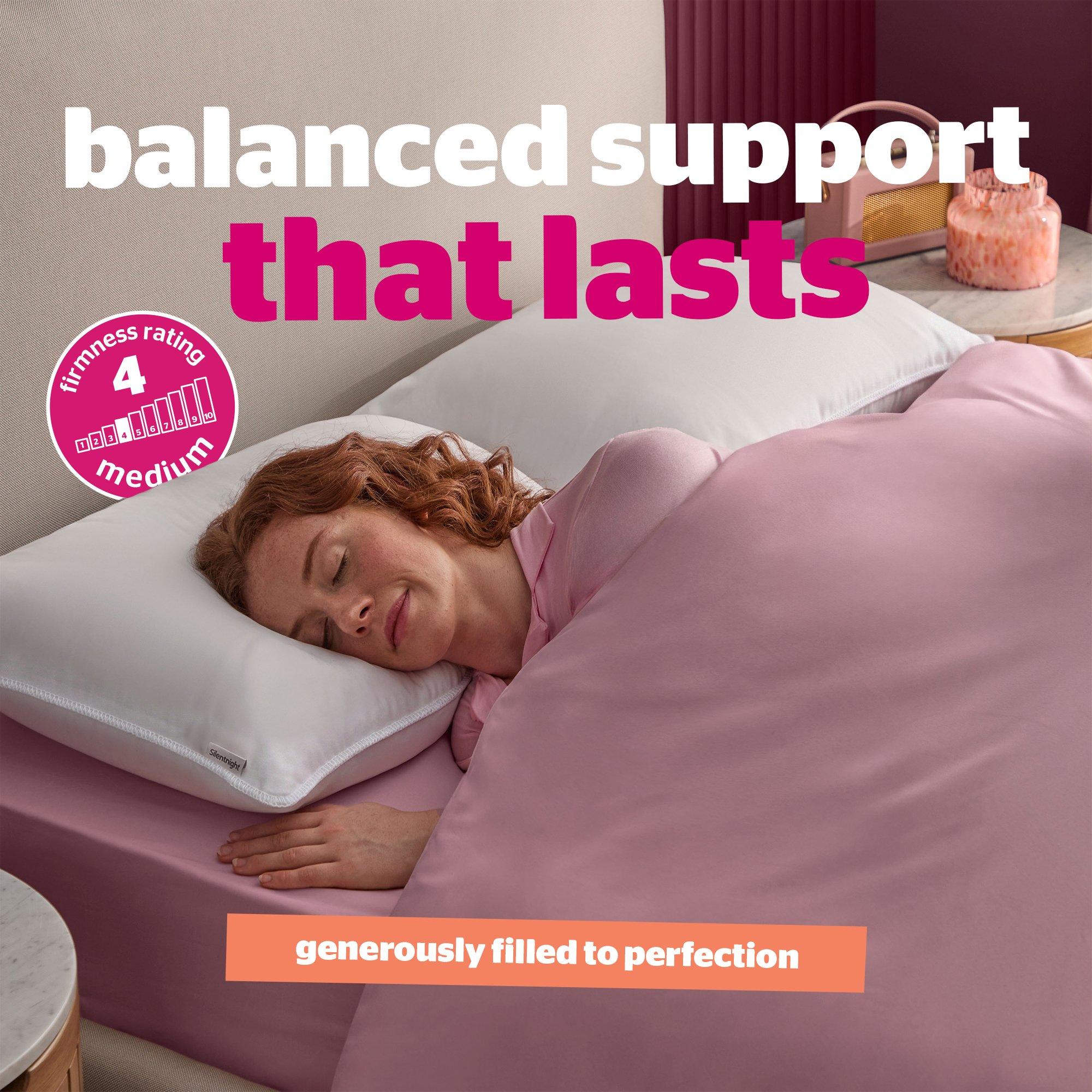 White - Silentnight - Silentnight Ultrabounce Pillow - 2 Pack - 7