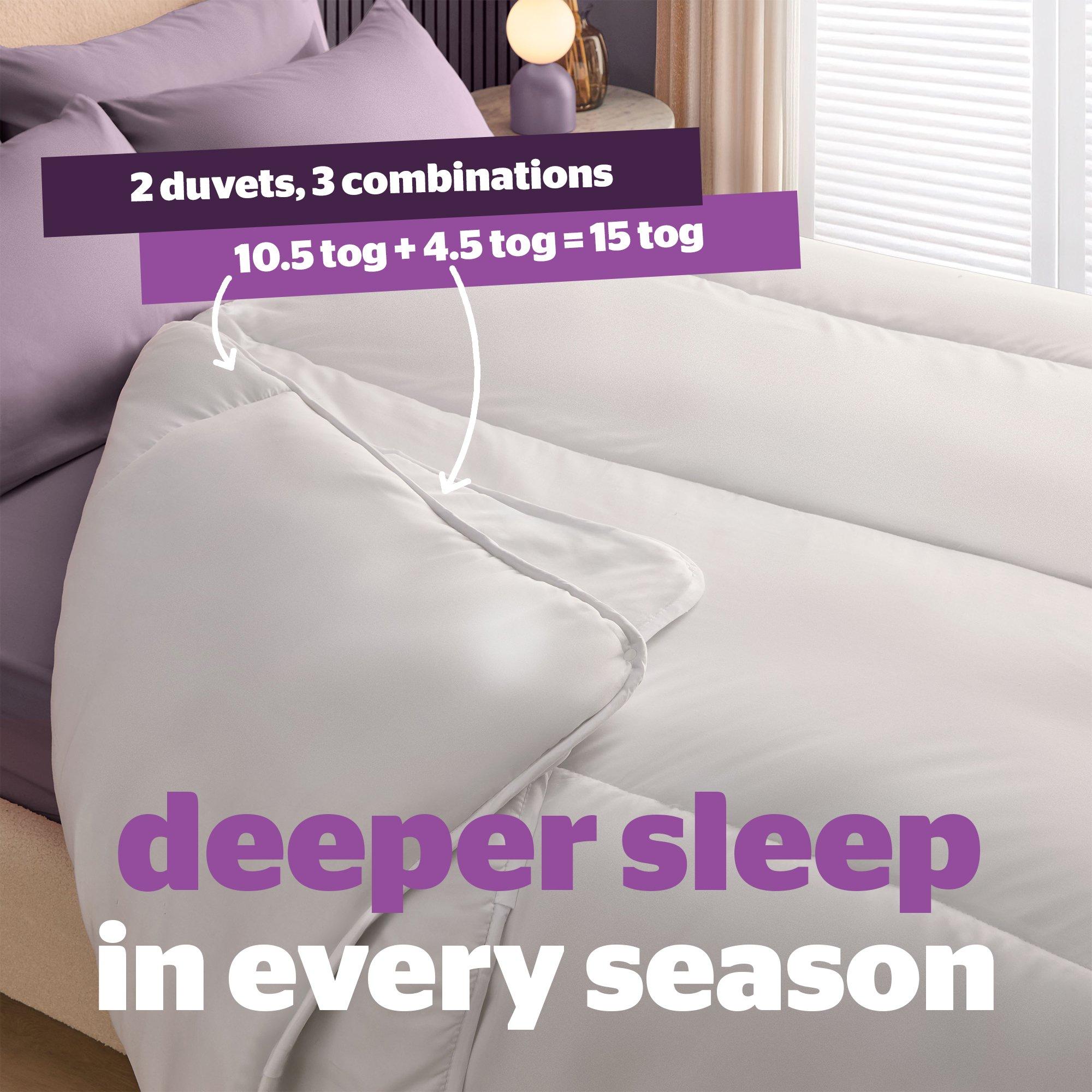 No Colour - Silentnight - All Seasons Duvet - 2